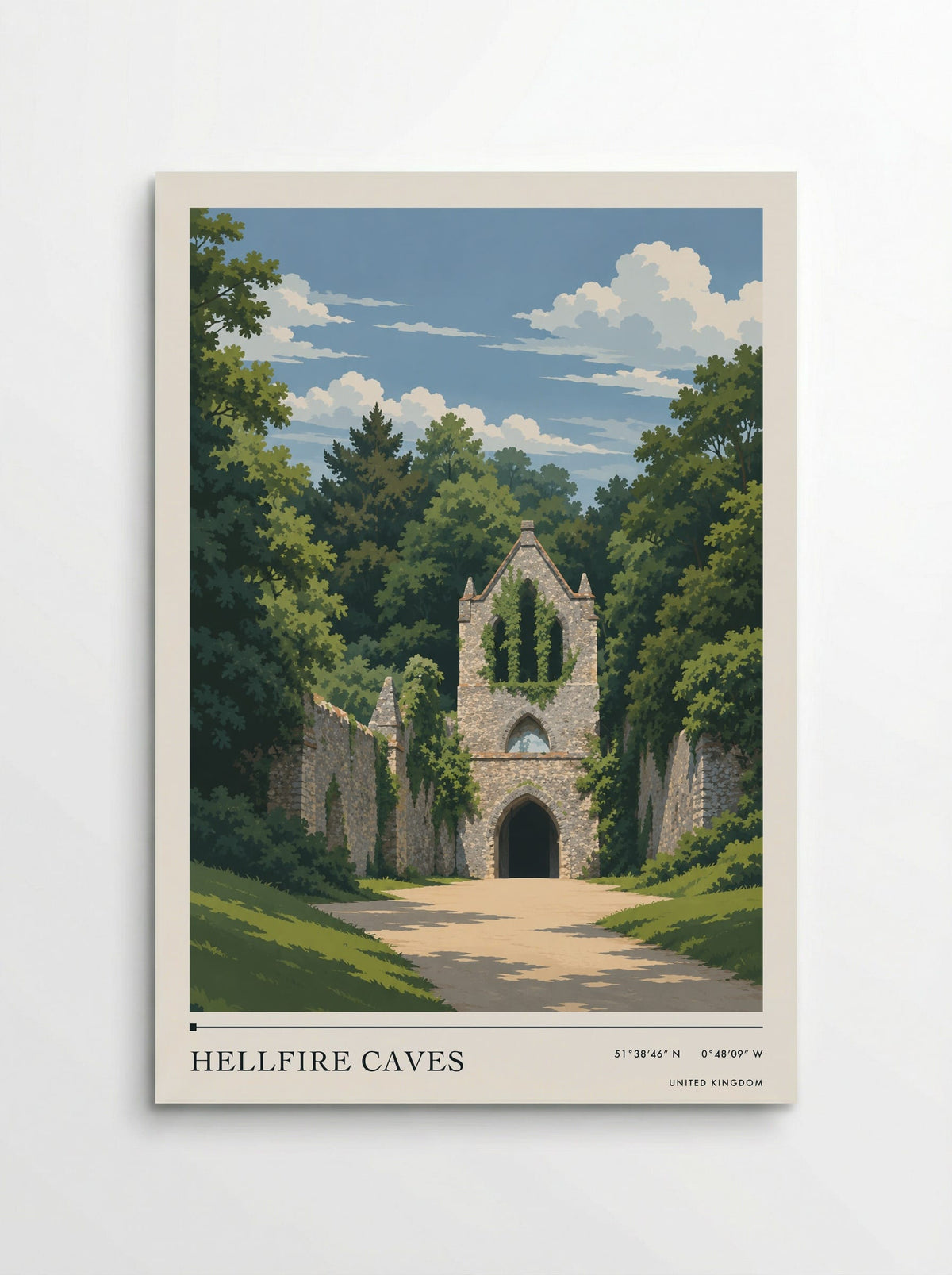 Hellfire Caves | Travel Poster - Poster