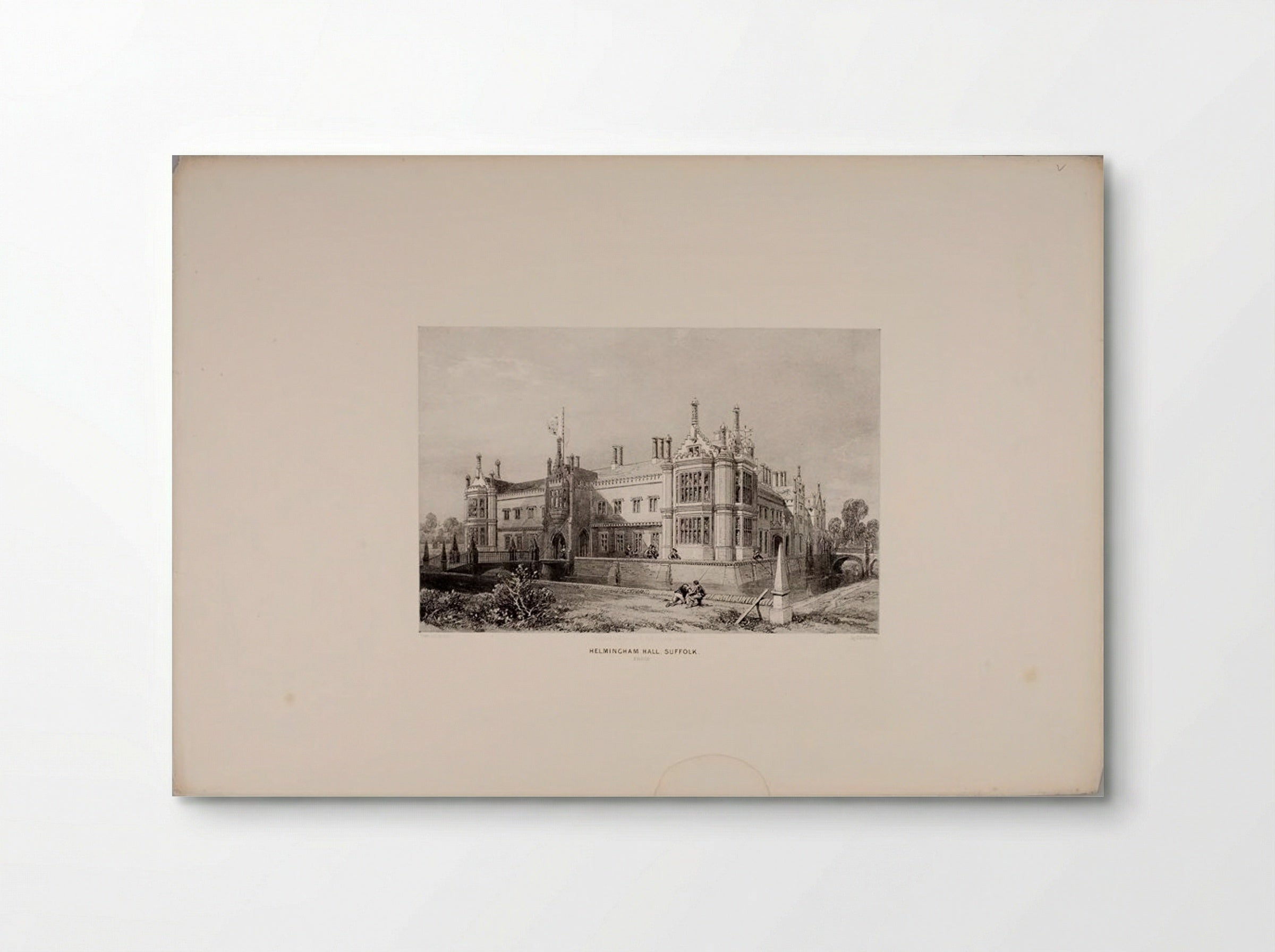 Helmingham Hall, Suffolk - James Duffield Harding - Poster