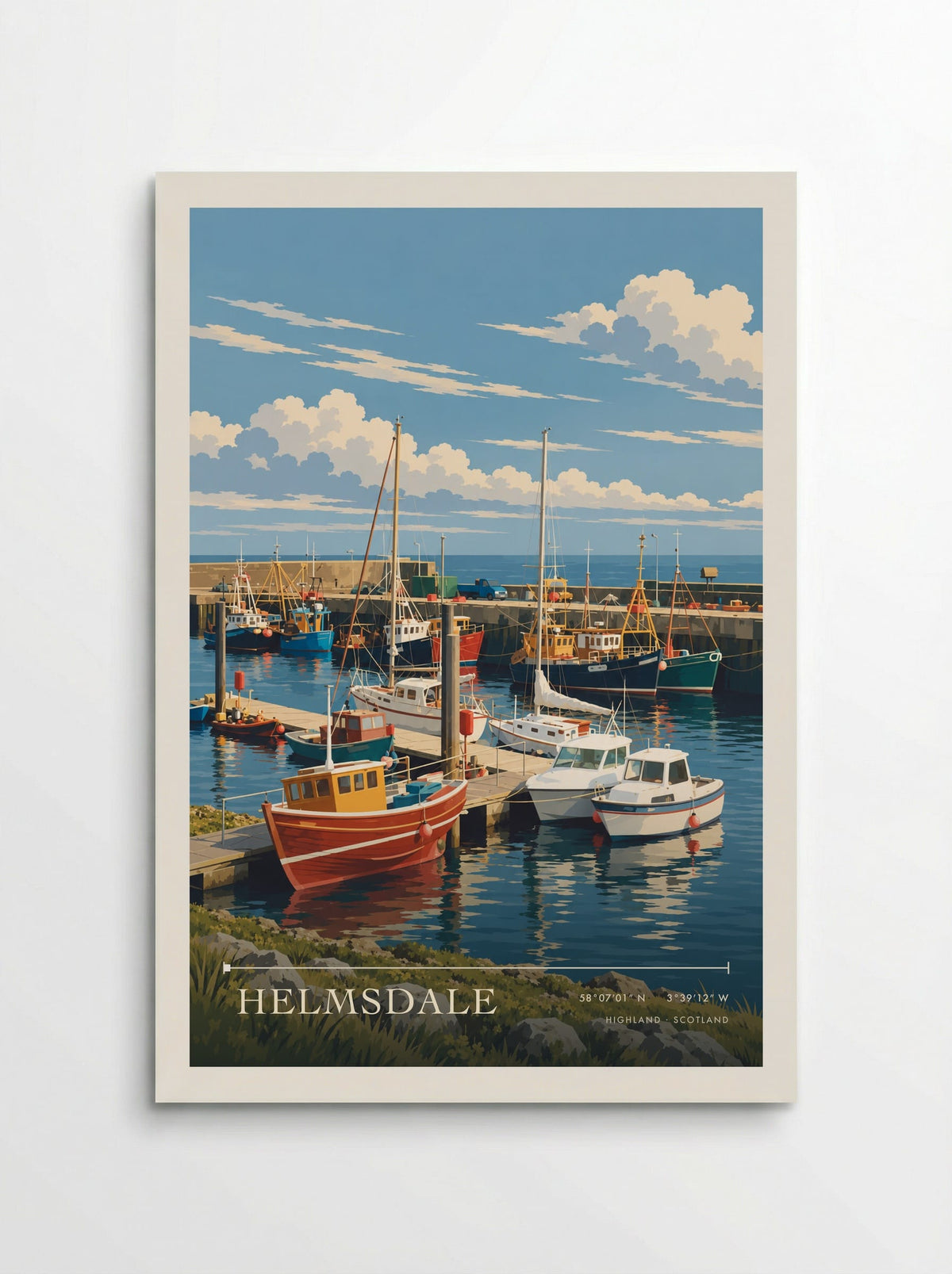 Helmsdale, Highland | Travel Poster - Poster
