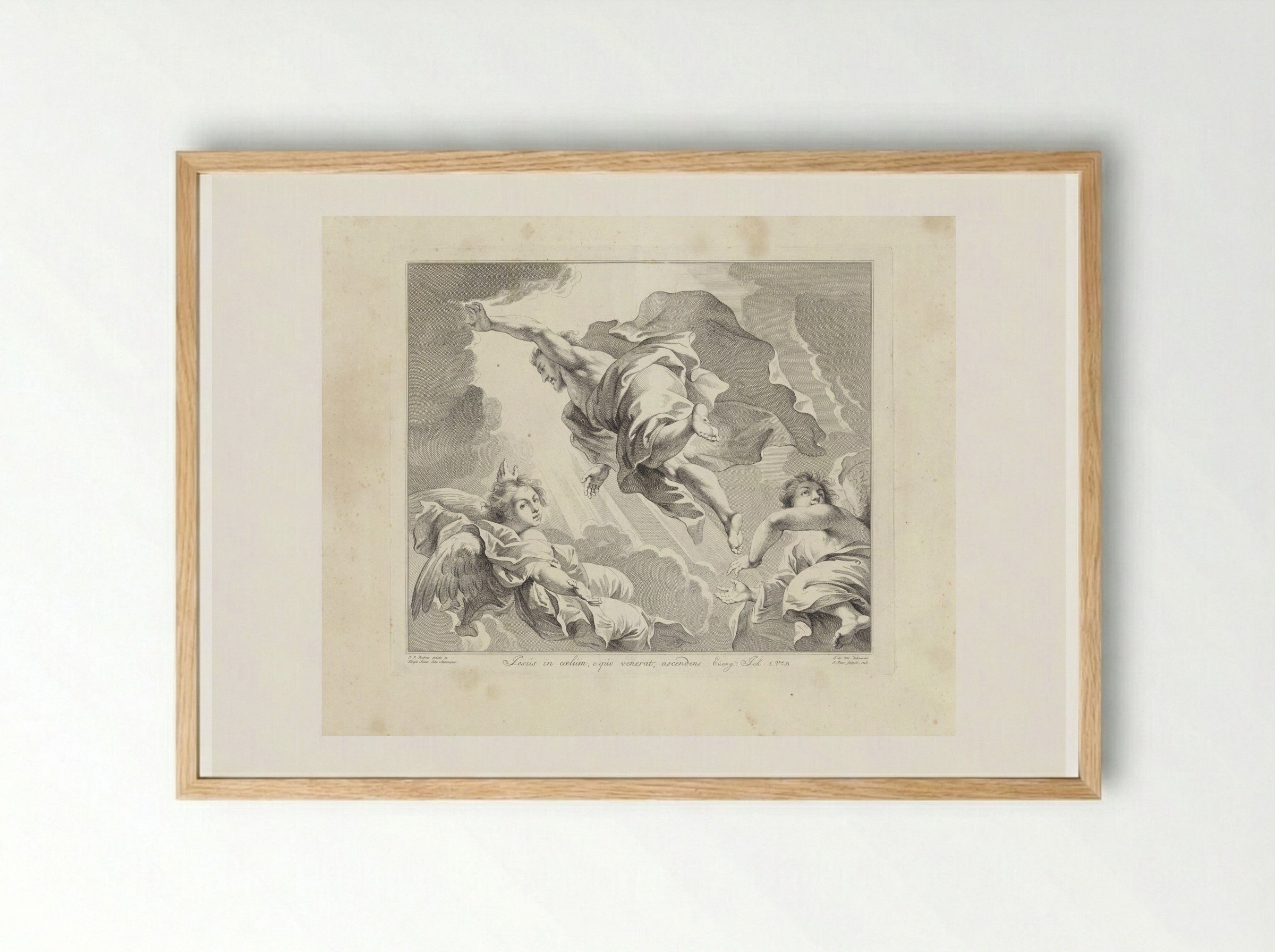 Hemelvaart (The Ascension) - Jan Punt - Framed Print Wood