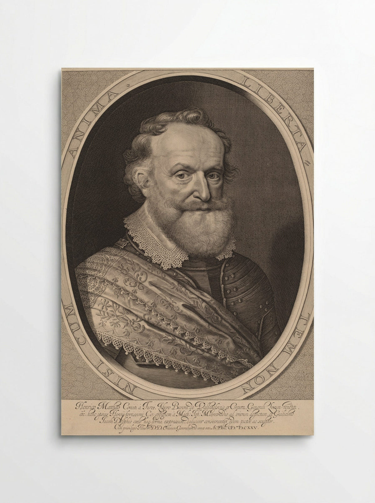 Hendrik Matthias, Count of Thurn - Willem Jacobszoon Delff - Poster
