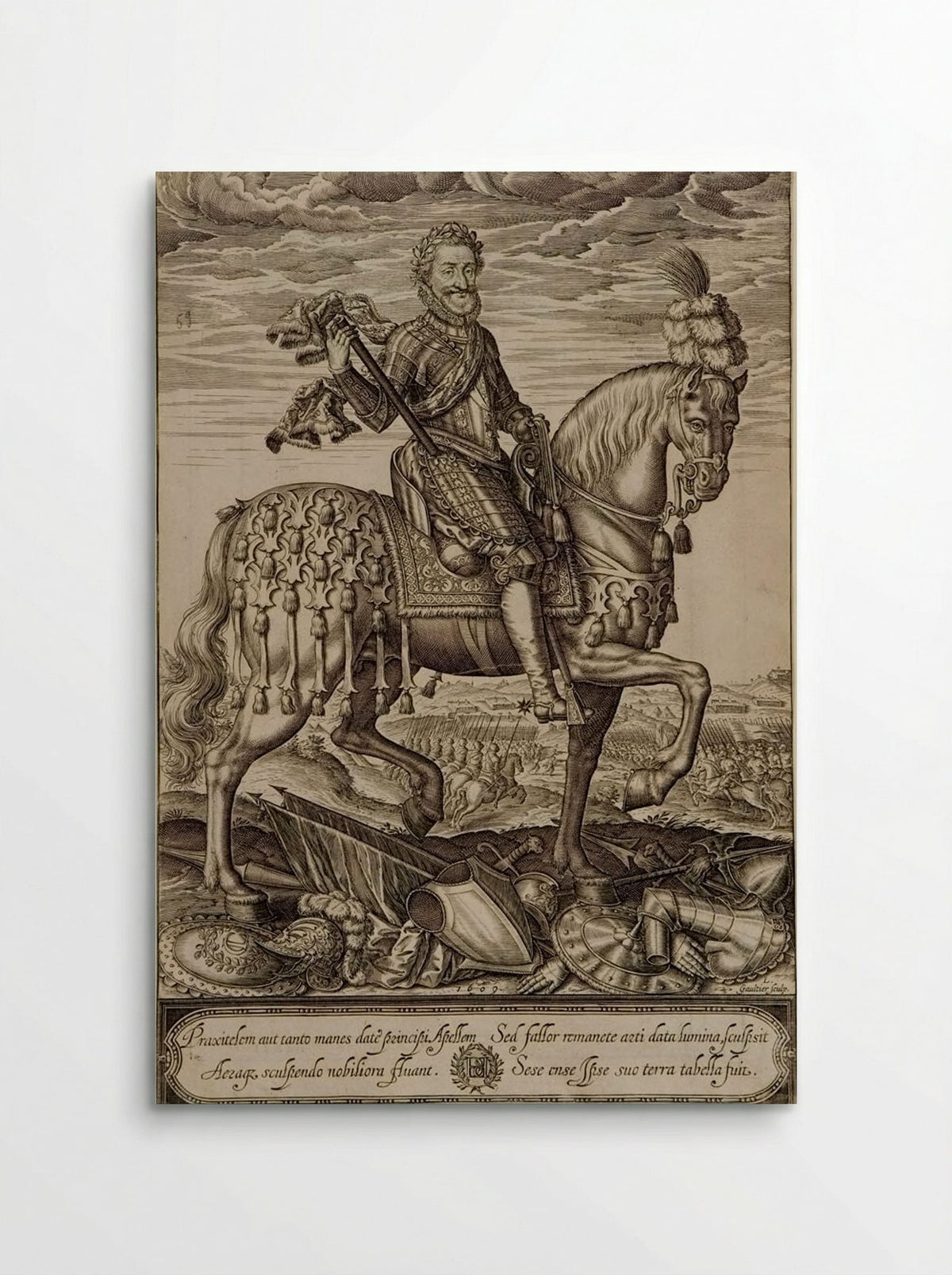 Henri IV on Horseback - Léonard Gaultier - Poster