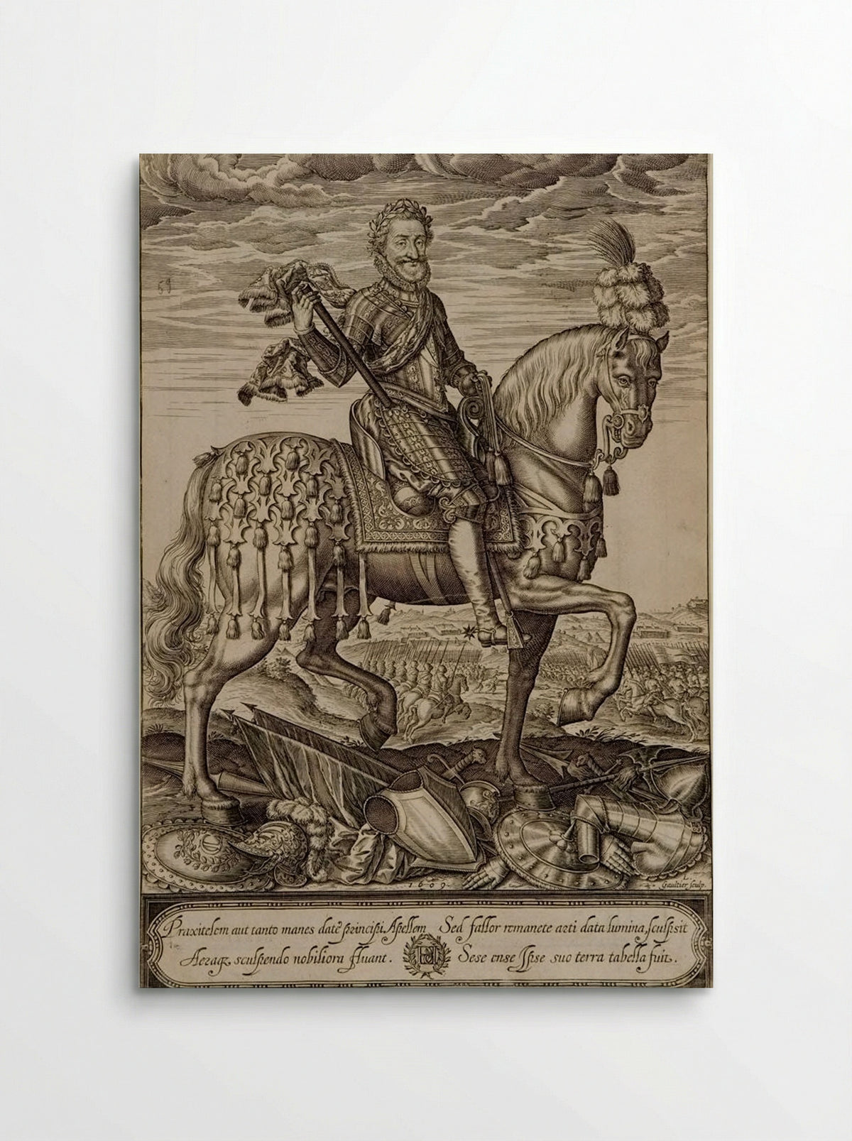 Henri IV on Horseback - Léonard Gaultier - Poster