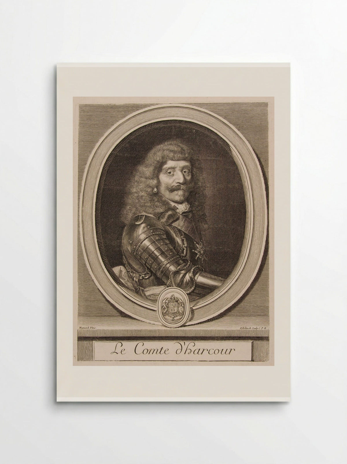 Henri de Lorraine, Comte d'Harcourt - Gérard Edelinck - Poster