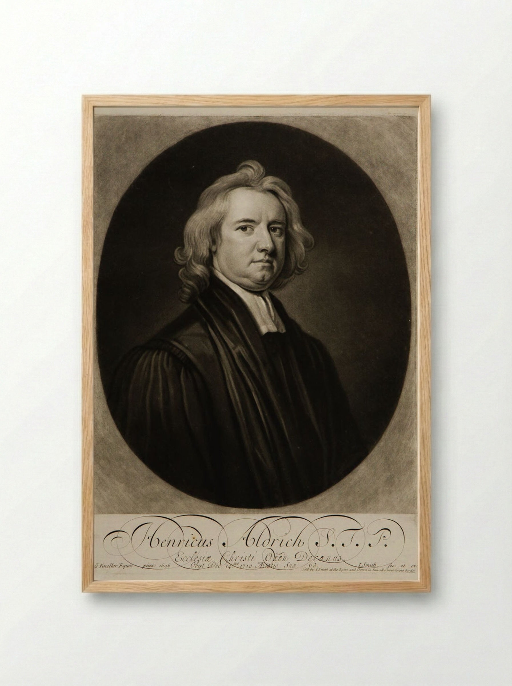 Henricus Aldrich - John Smith - Framed Print Wood