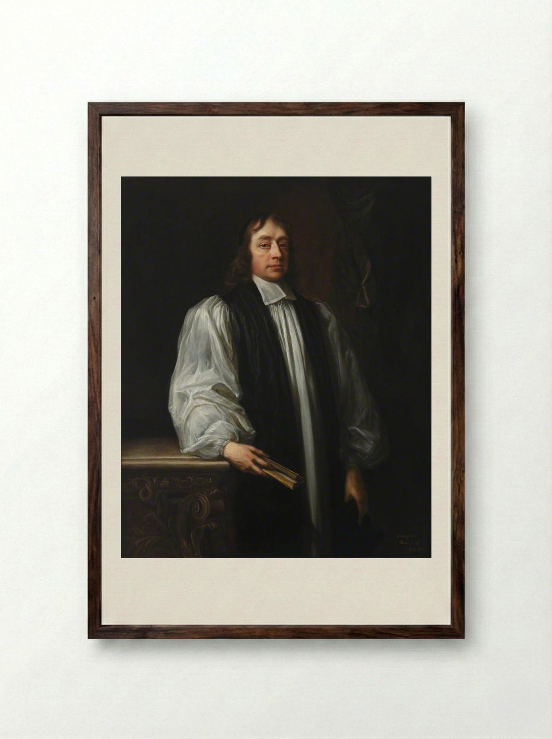 Henry Compton - John Riley - Framed Print Dark Wood