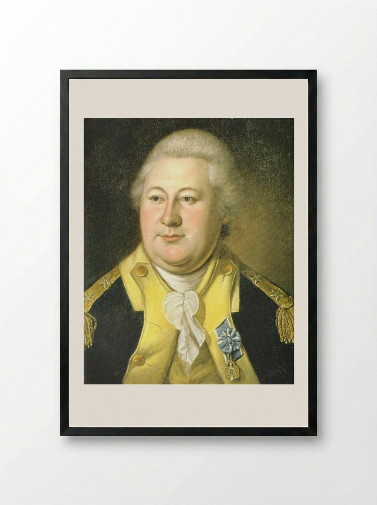 Henry Knox - Charles Willson Peale - Framed Print Black