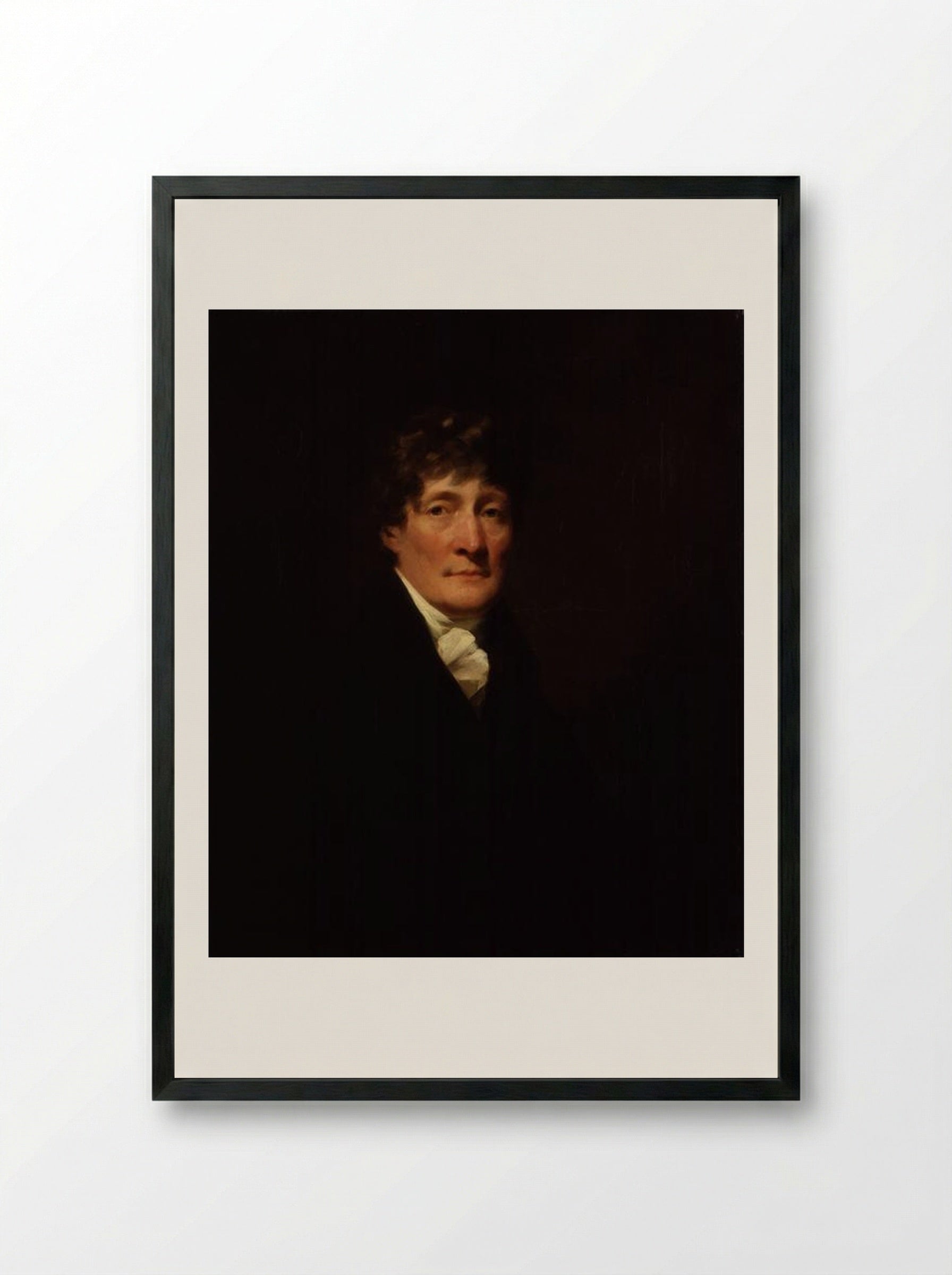 Henry Mackenzie - Sir Henry Raeburn - Framed Print Black