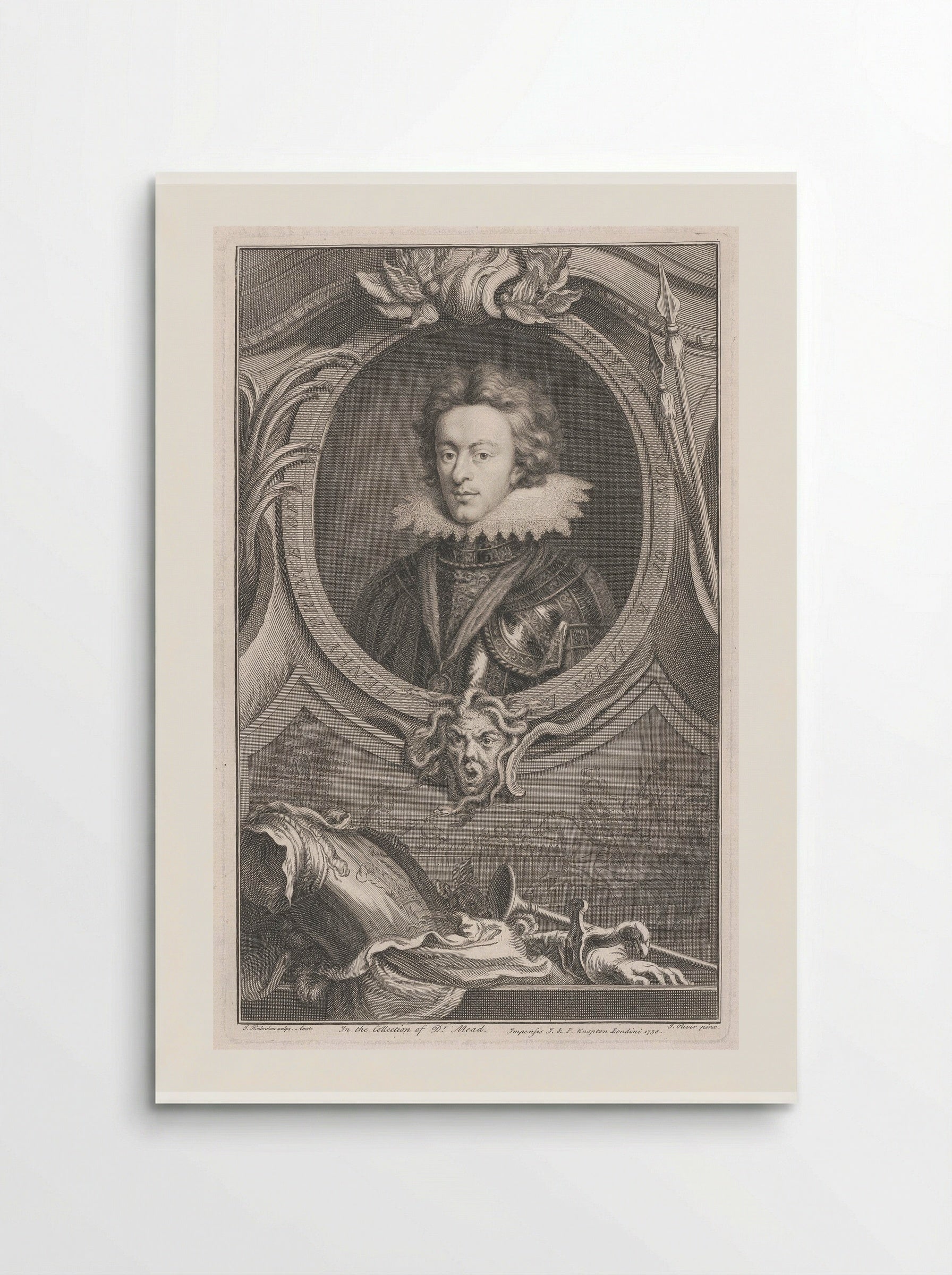 Henry Prince of Wales, Son of King James I - Jacobus Houbraken - Poster