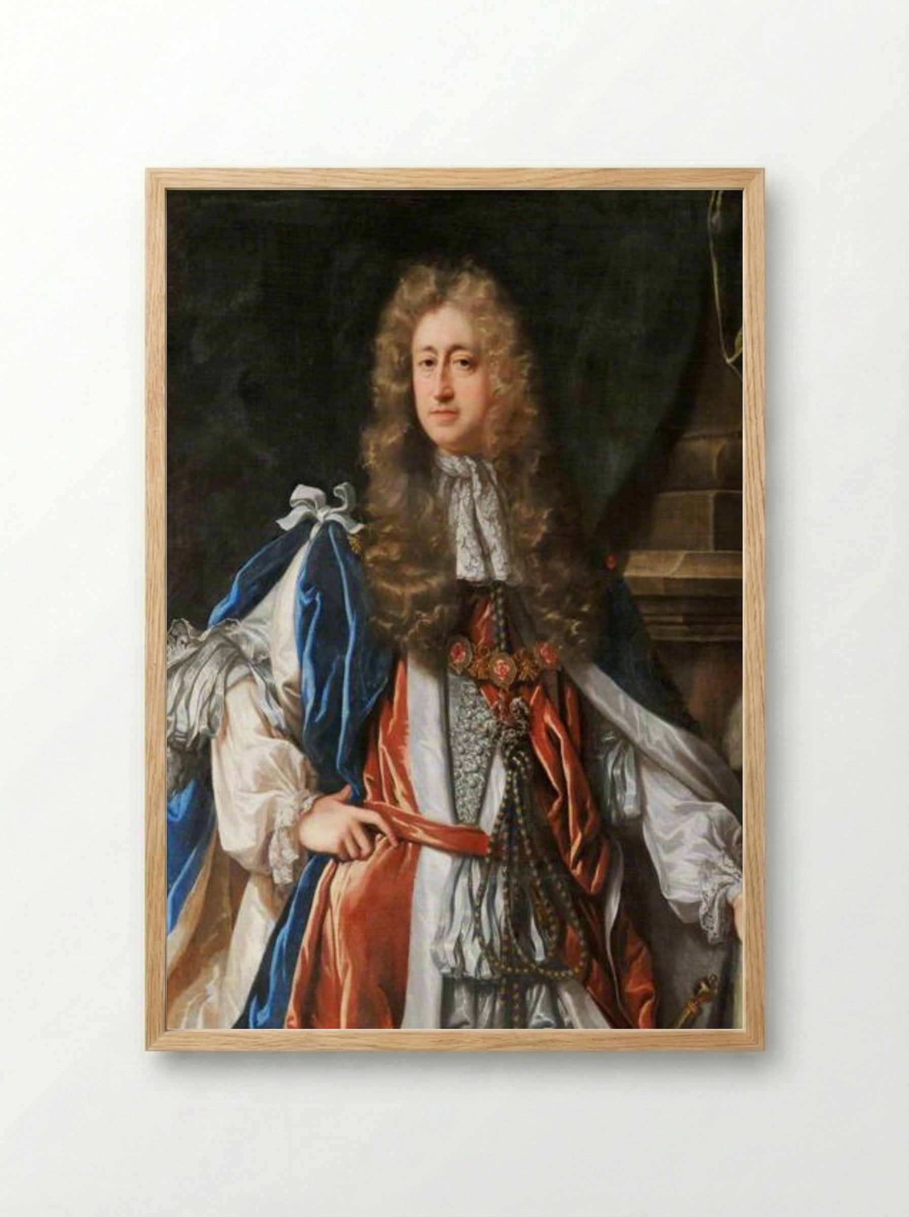 Henry Somerset, 1st Duke of Beaufort - John Riley - Framed Print Wood