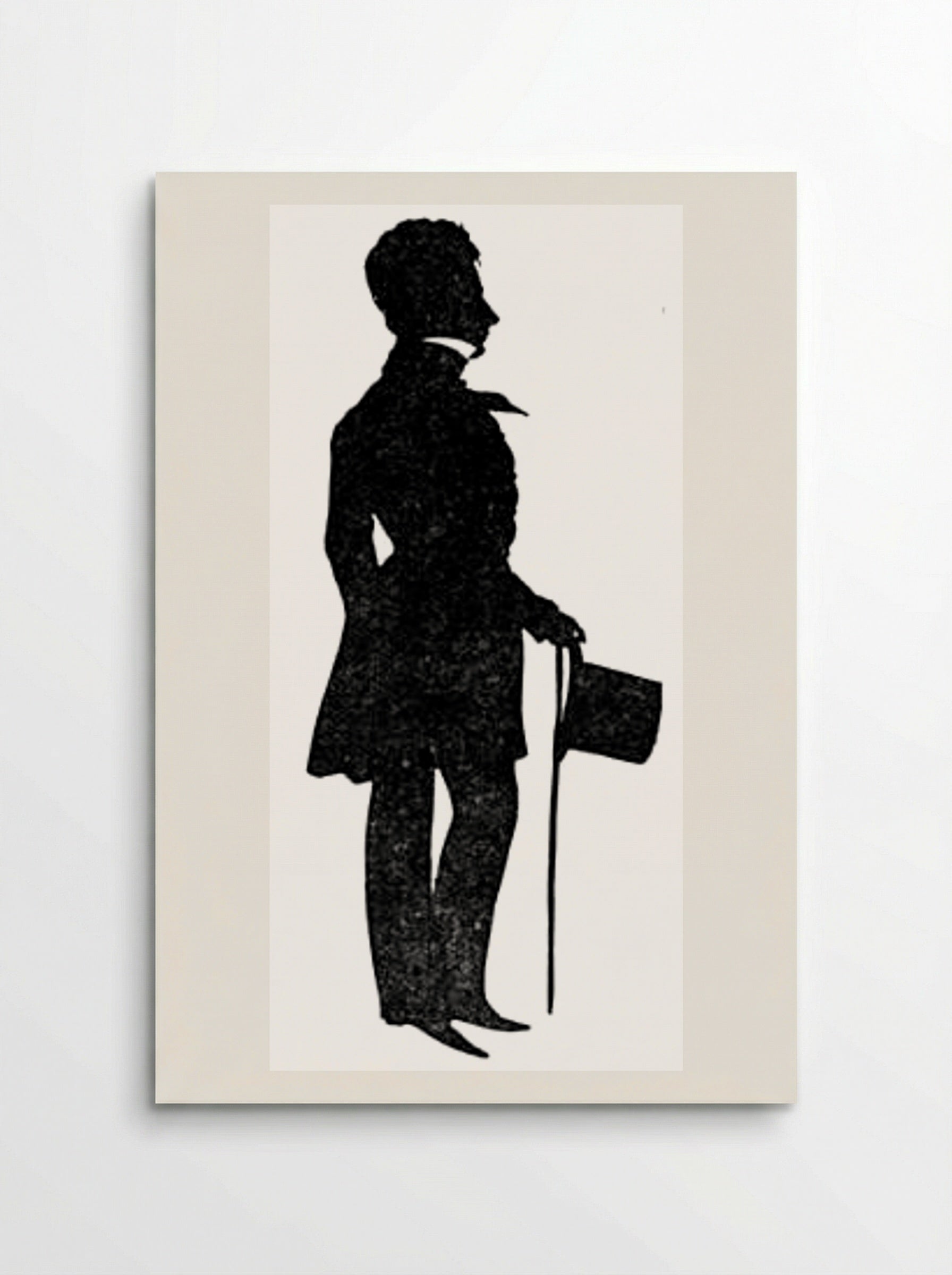 Henry Wadsworth Longfellow - Auguste Edouart - Poster