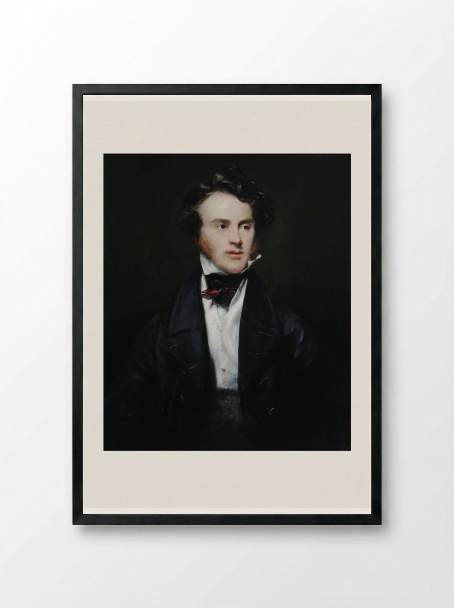 Henry William Greville (1801-1872) - John Jackson - Framed Print Black