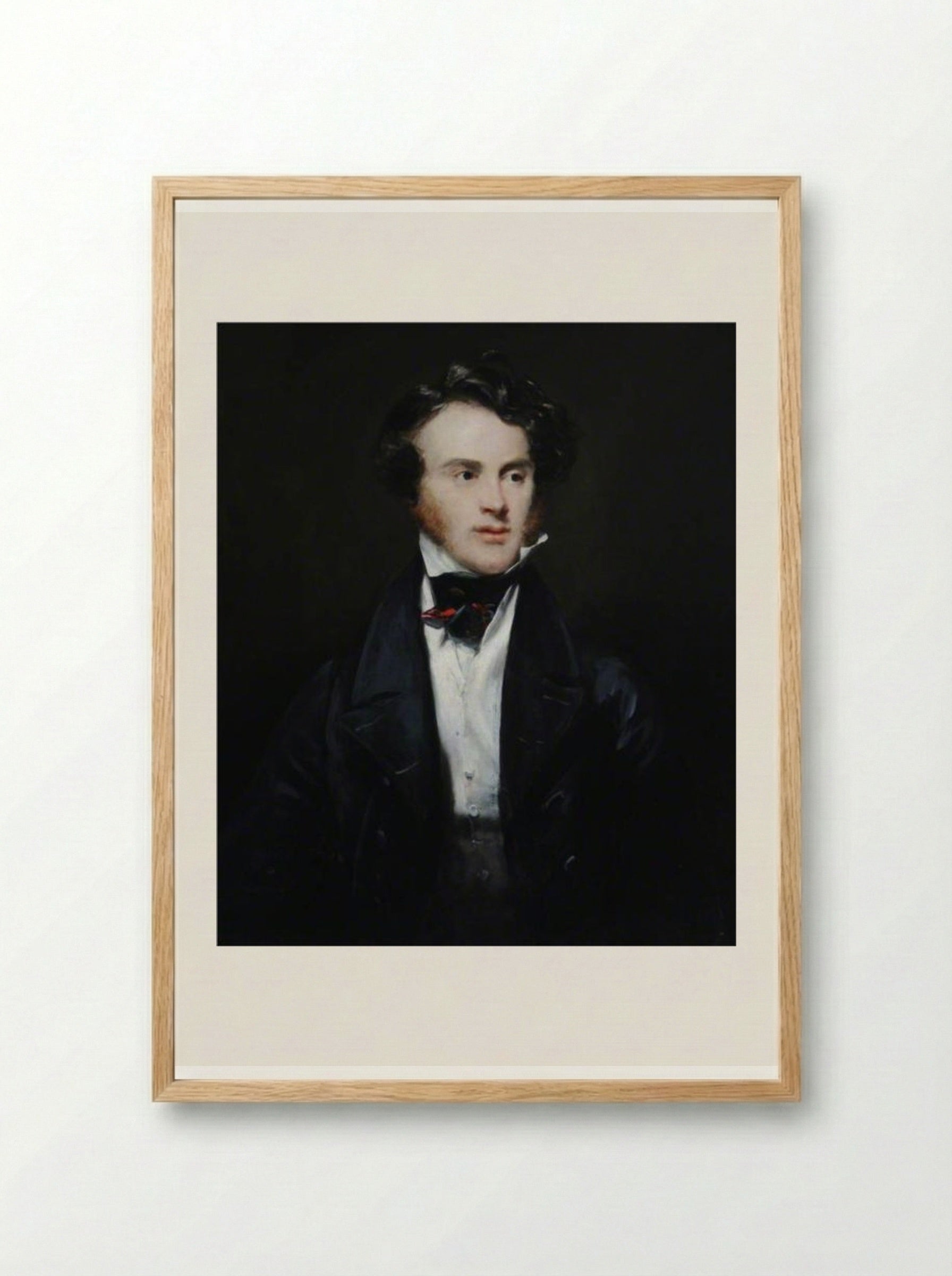 Henry William Greville (1801-1872) - John Jackson - Framed Print Wood