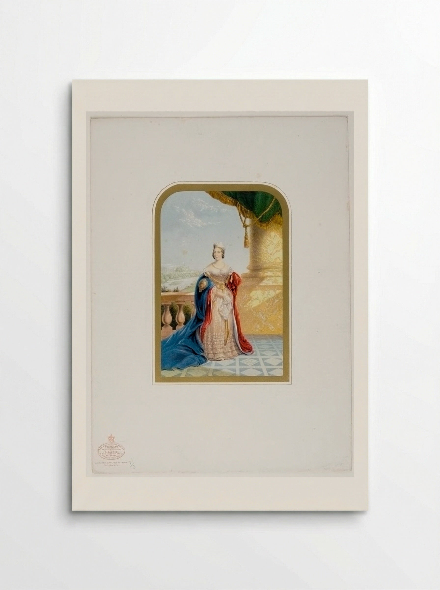 Her Most Gracious Majesty the Queen - George Baxter - Poster
