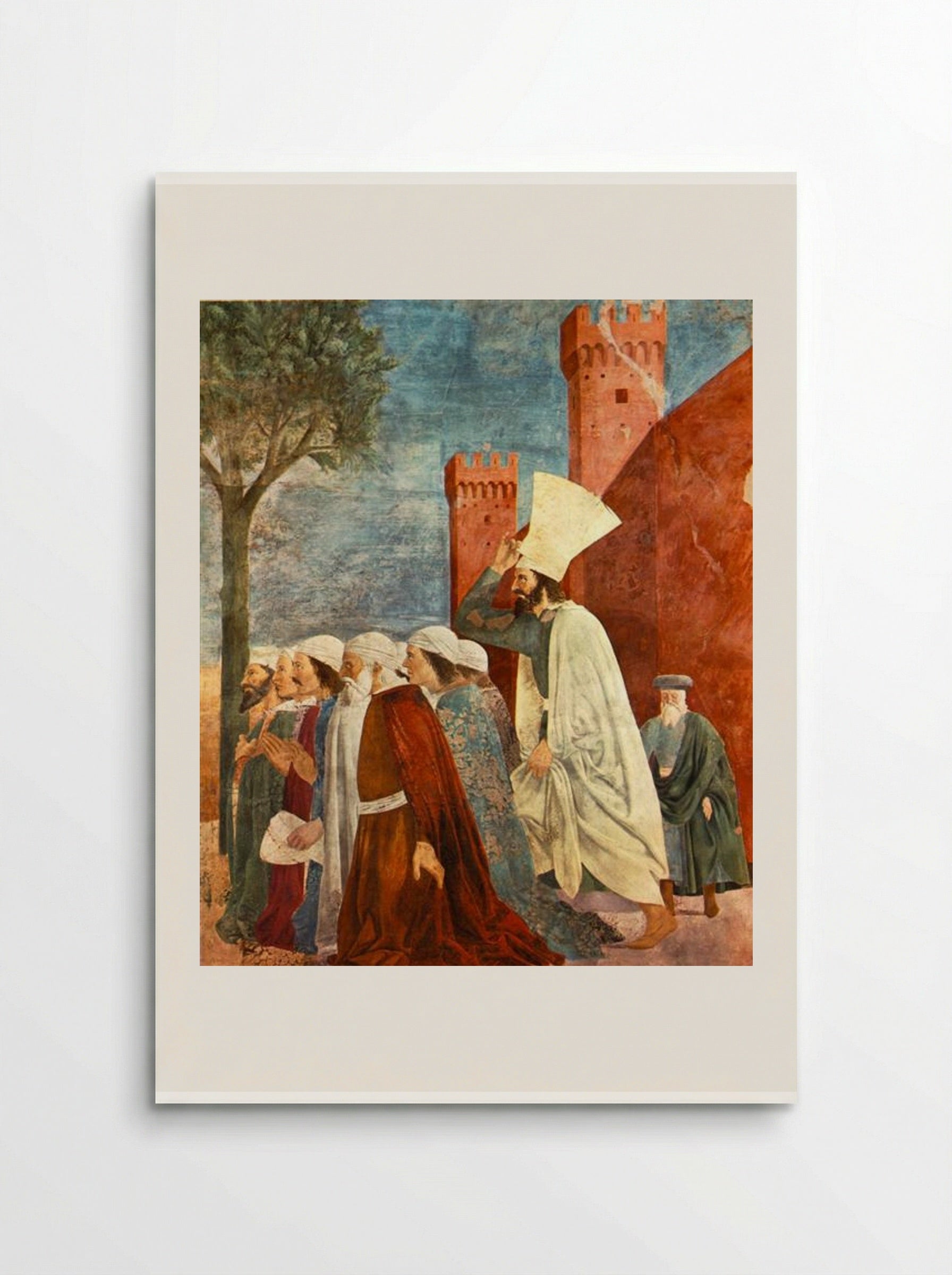 Heraclius Restores the Cross to Jerusalem - Piero della Francesca - Poster