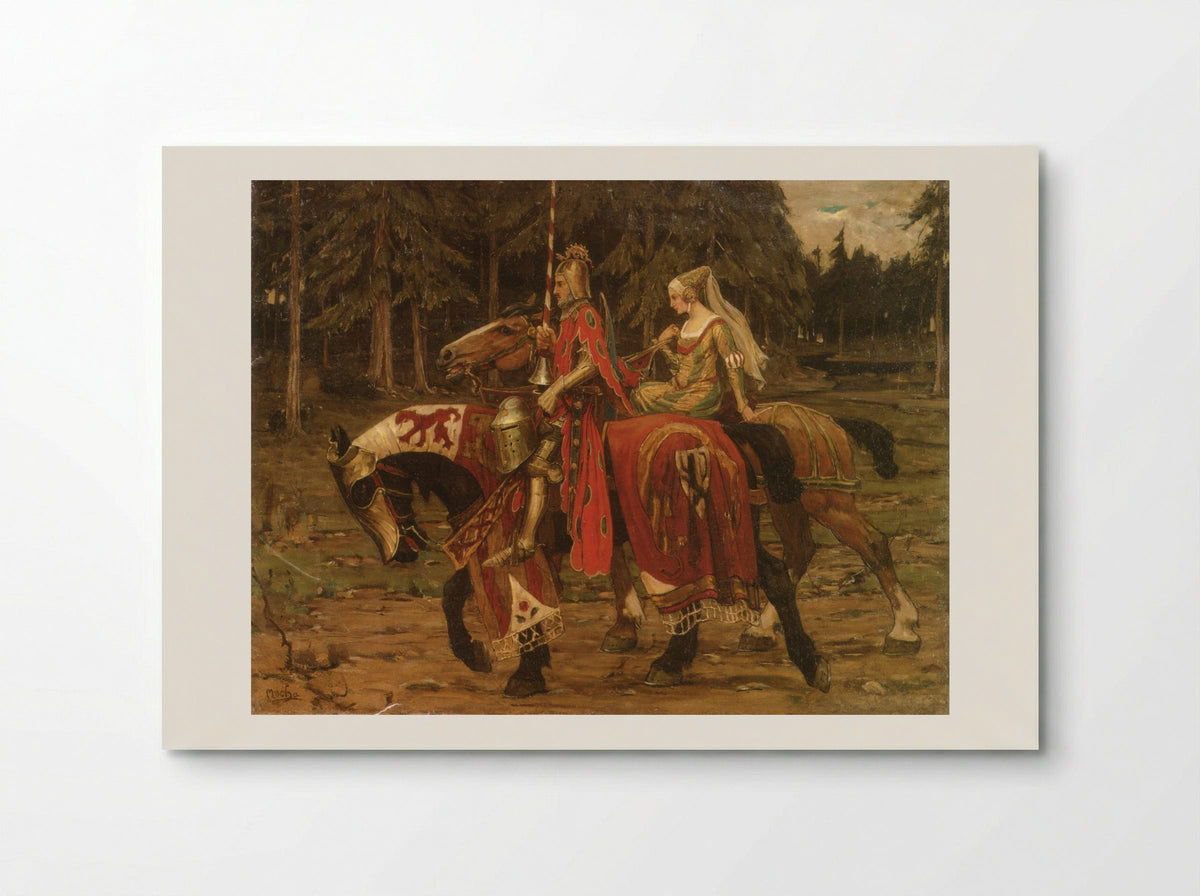 Heraldic Chivalry - Alphonse Mucha - Poster