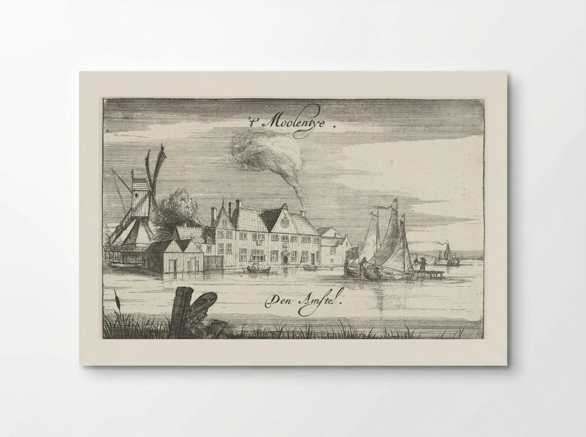 Herberg het Molentje aan de Amstel - Johannes Leupenius - Poster