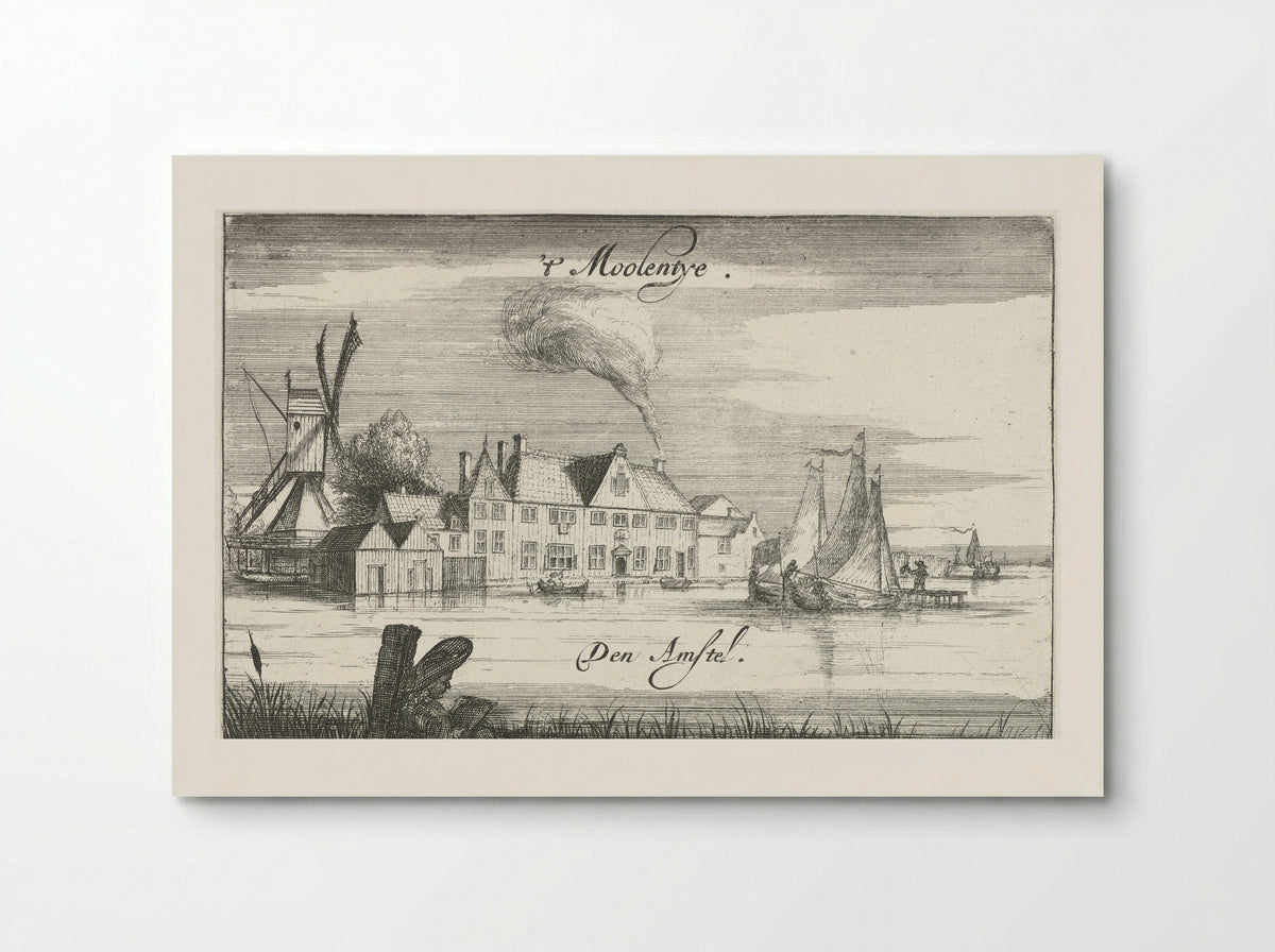 Herberg het Molentje aan de Amstel - Johannes Leupenius - Poster