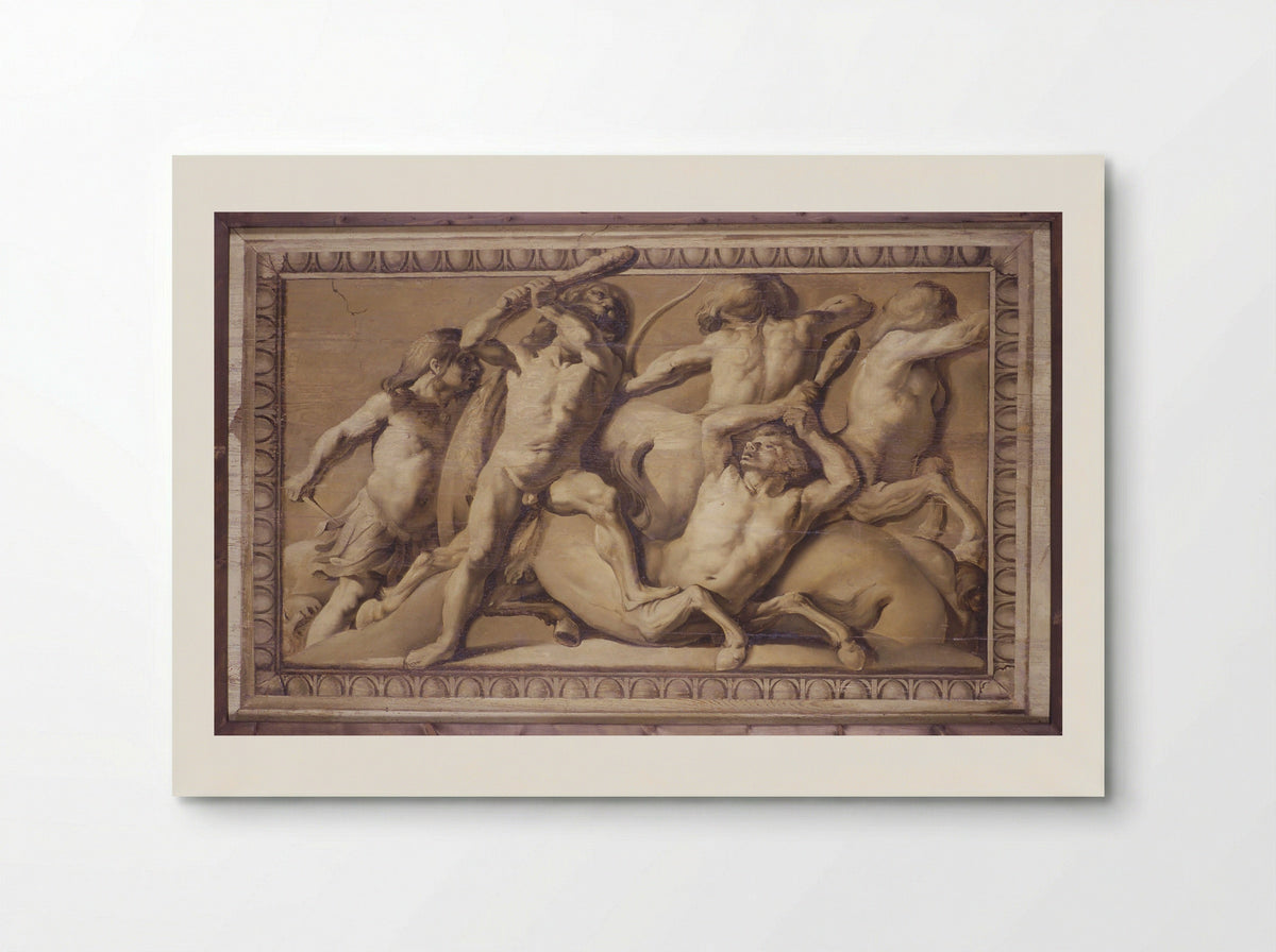 Hercules Defeating the Centaurs - Jacob van Campen - Poster