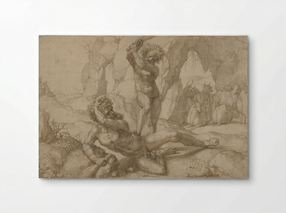Hercules and Cacus - Jan Gossart - Poster