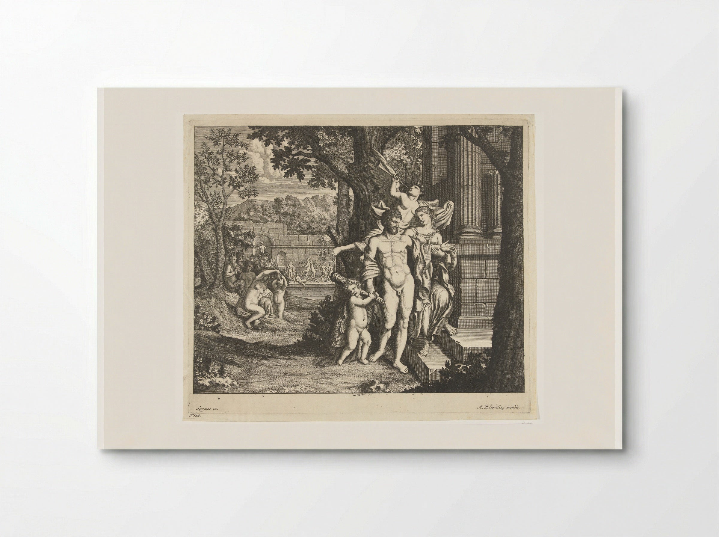 Hercules and Omphale - Abraham Bloteling - Poster