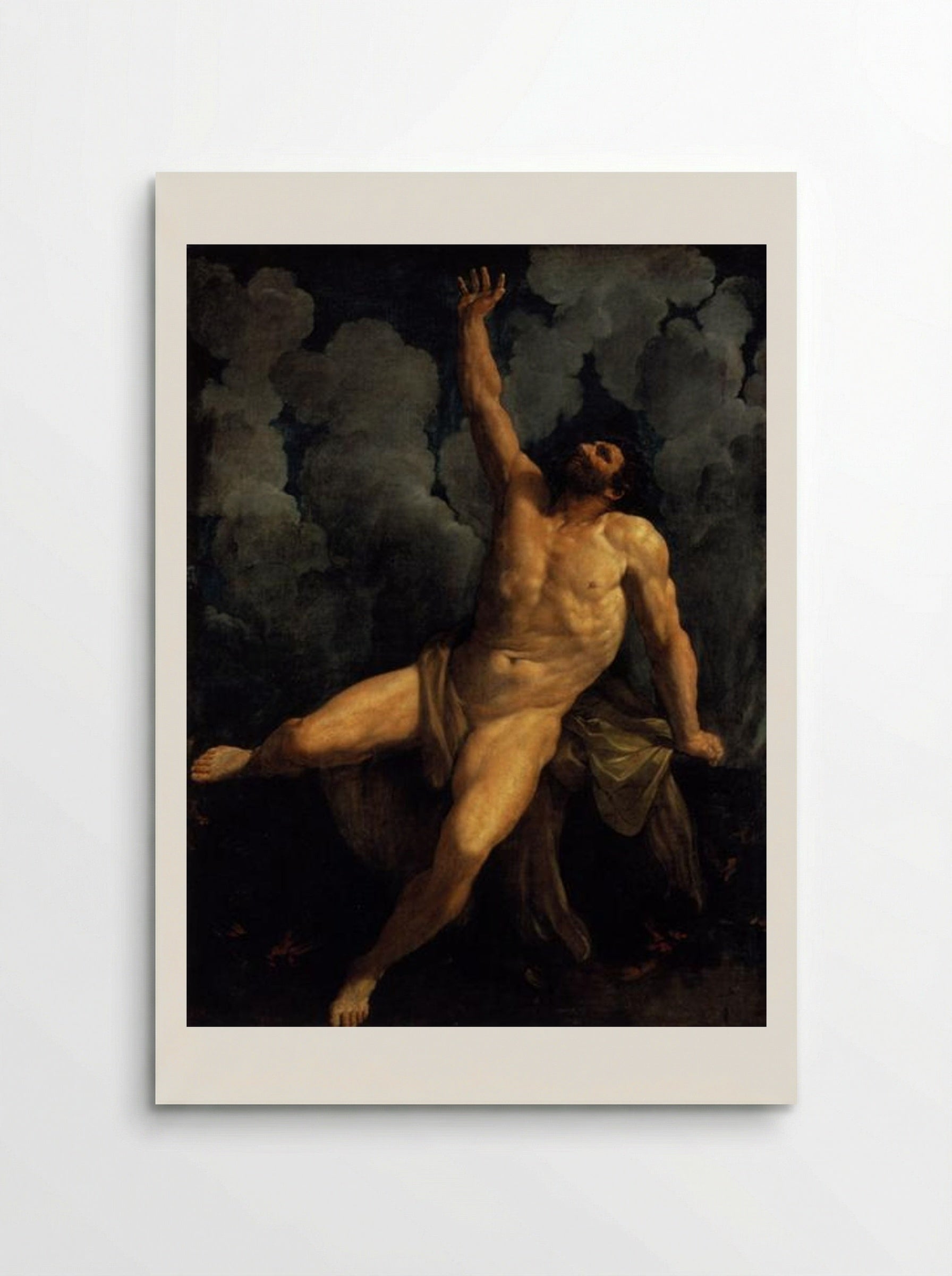 Hercules on the Pyre - Guido Reni - Poster