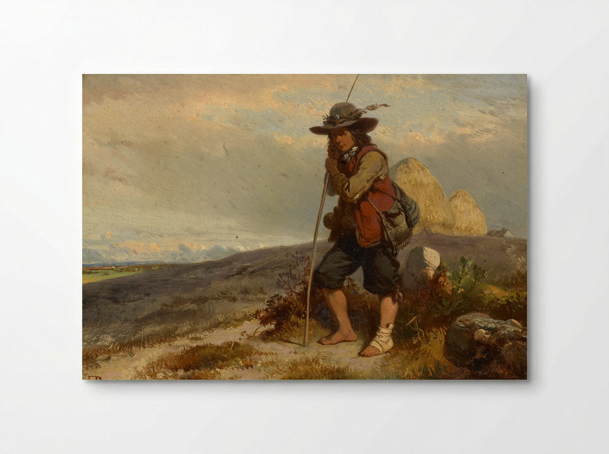 Herdersjongen - Eugène Modeste Edmond Lepoittevin - Poster