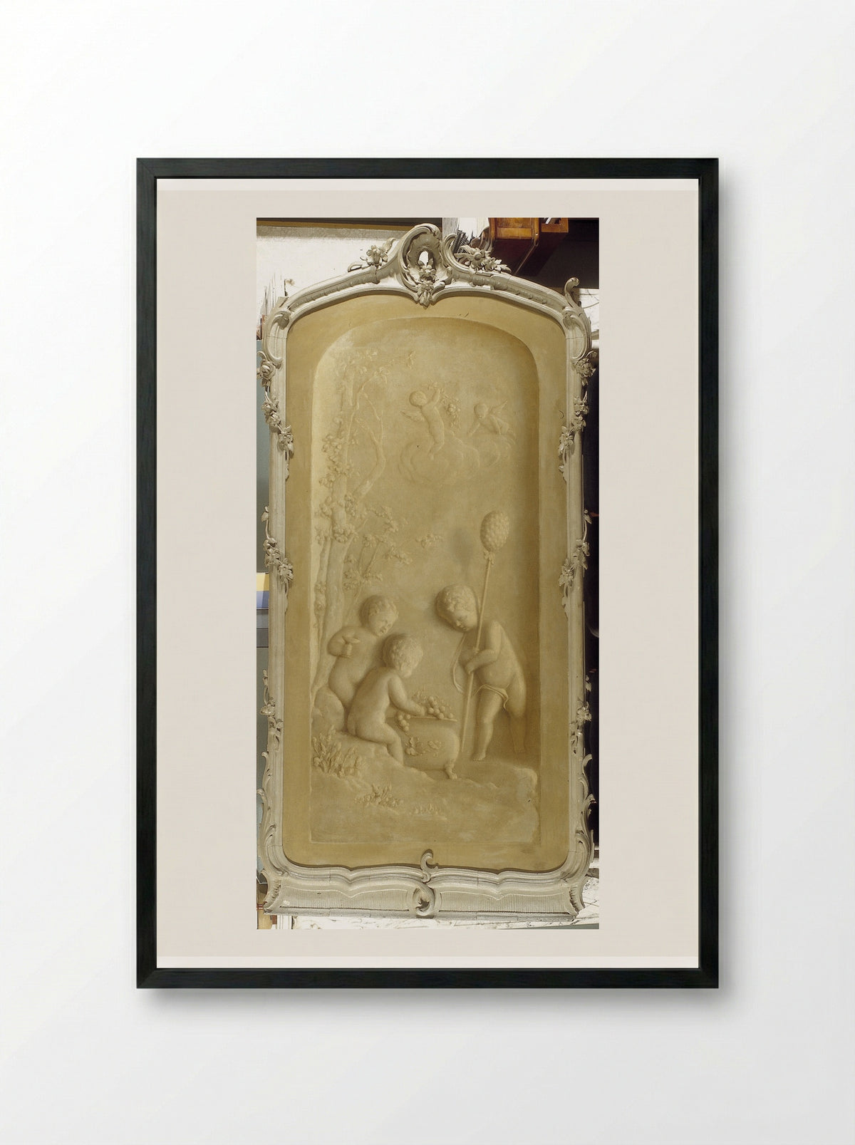 Herfst (Autumn) - Jacob de Wit - Framed Print Black