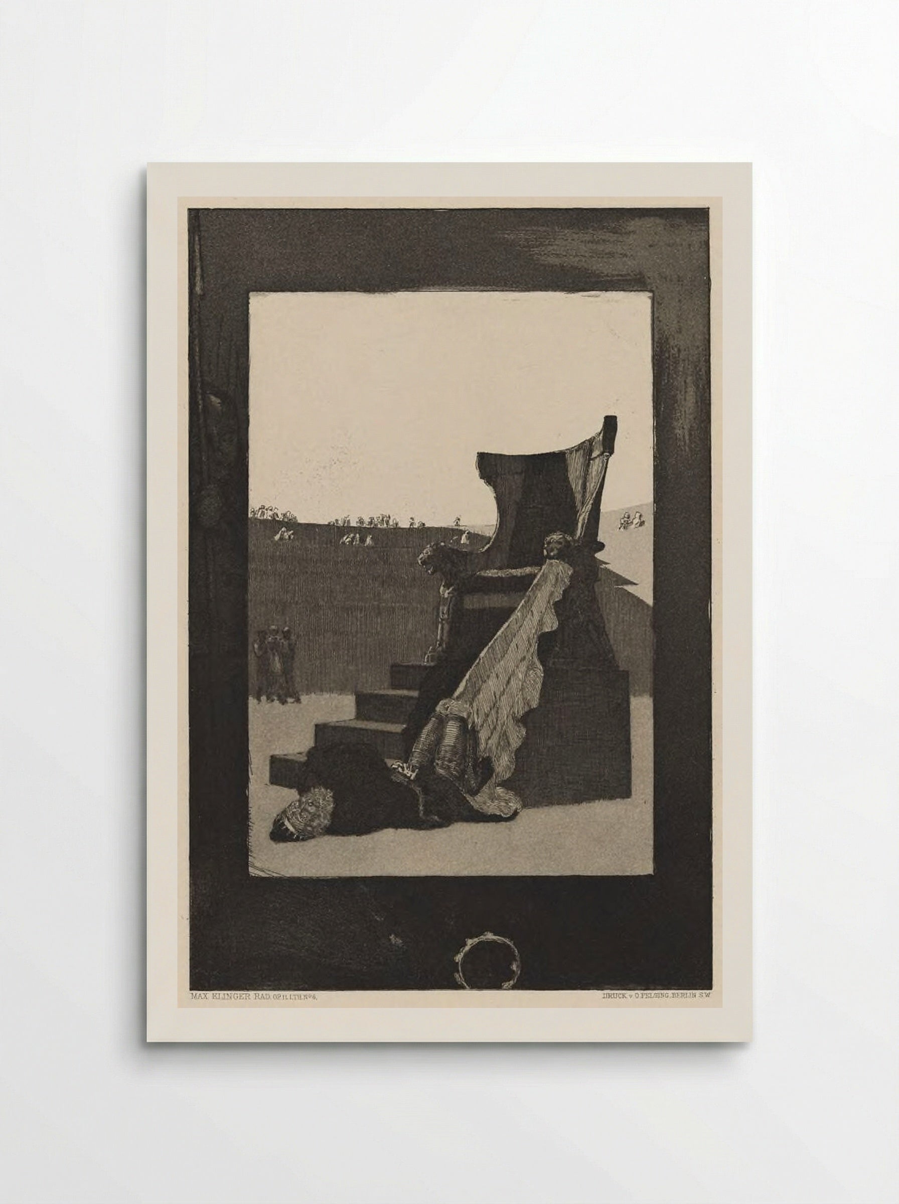 Herod, from the portfolio On Death, Part One, Opus XI - Max Klinger - Poster