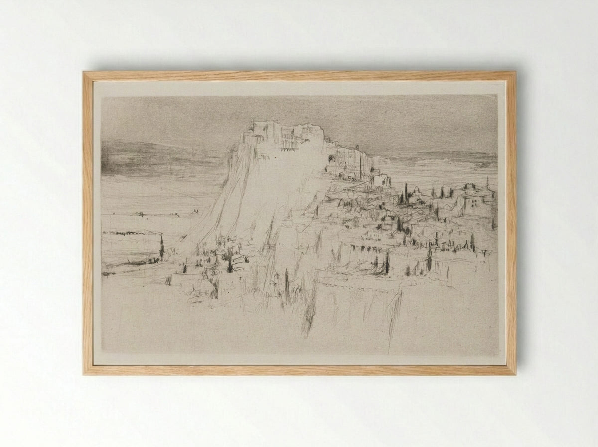 Herodias: Page 3, The citadel of Machaerus - William Walcot - Framed Print Wood