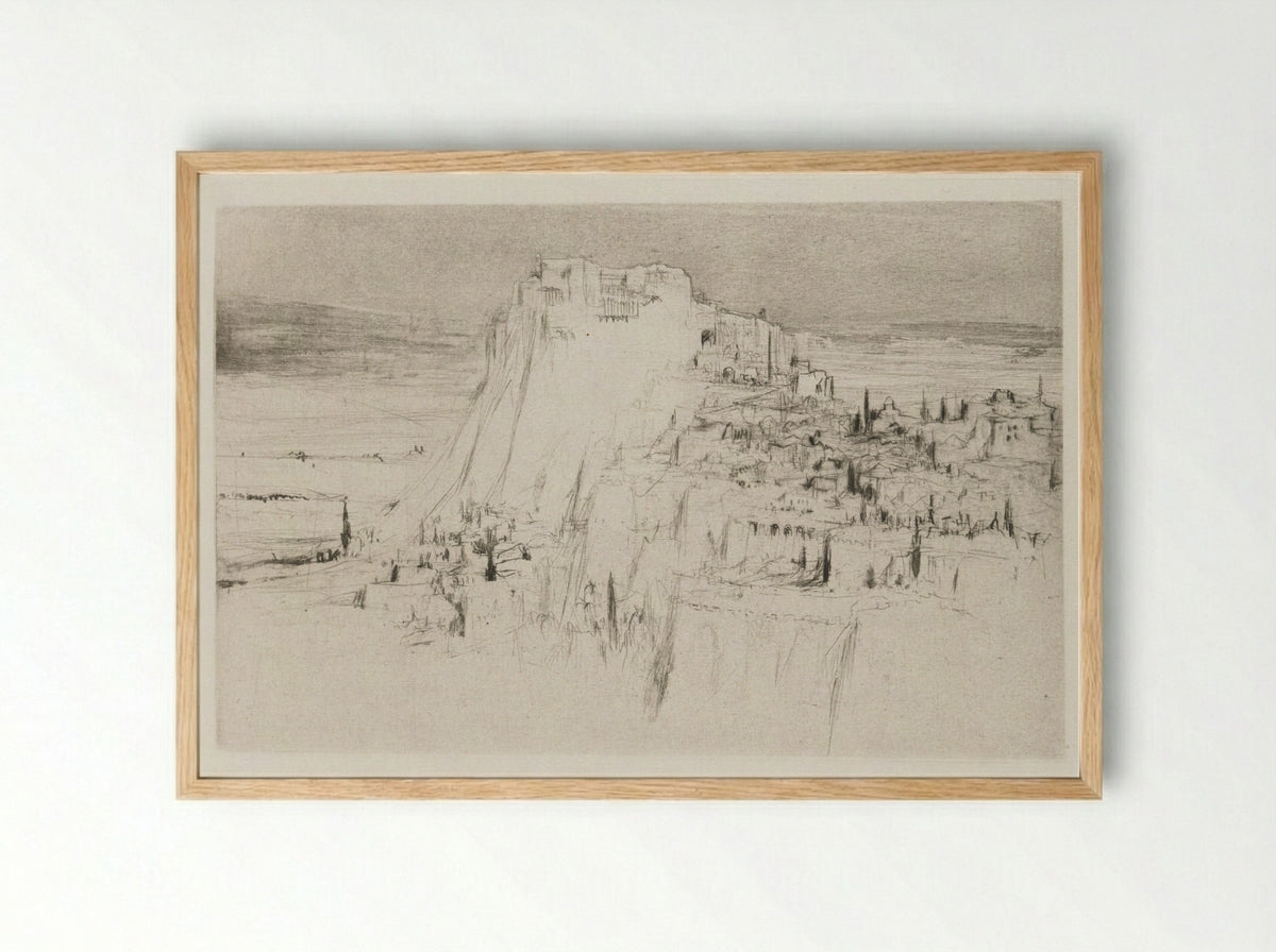 Herodias: Page 3, The citadel of Machaerus - William Walcot - Framed Print Wood