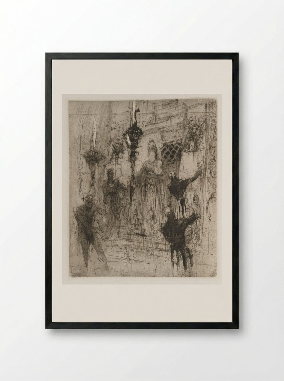 Herodias - William Walcot - Framed Print Black