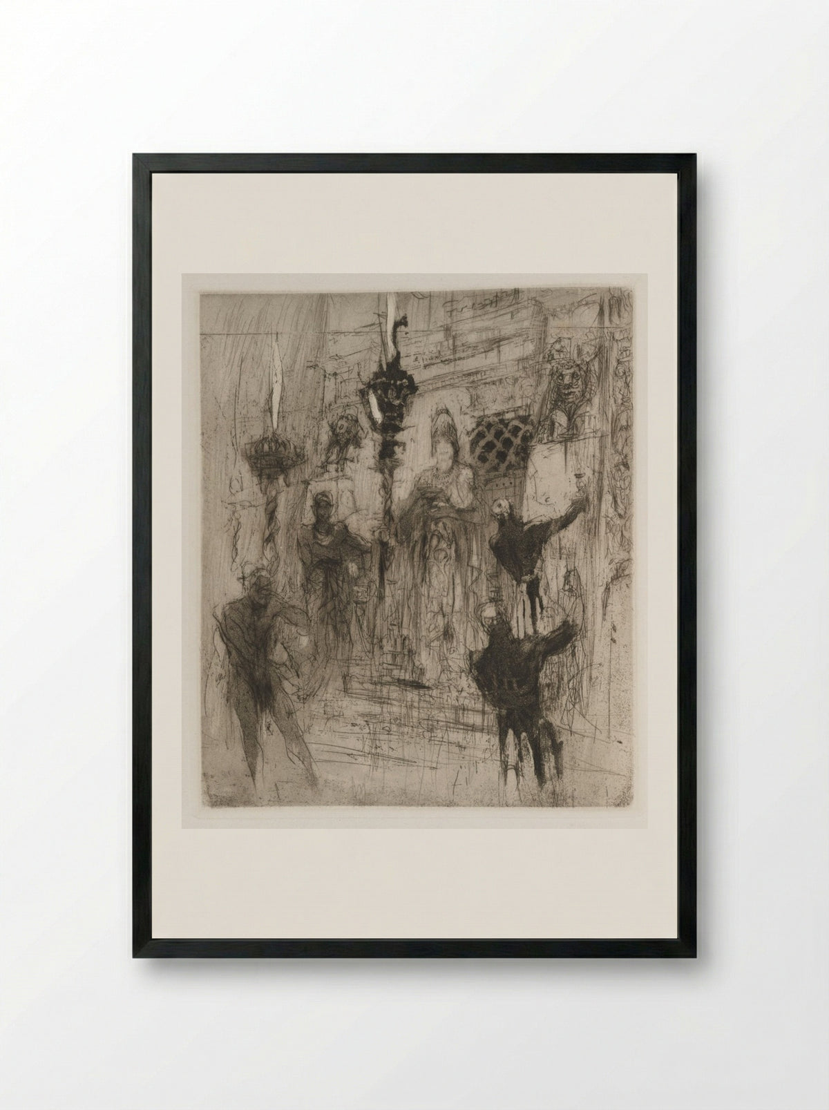 Herodias - William Walcot - Framed Print Black