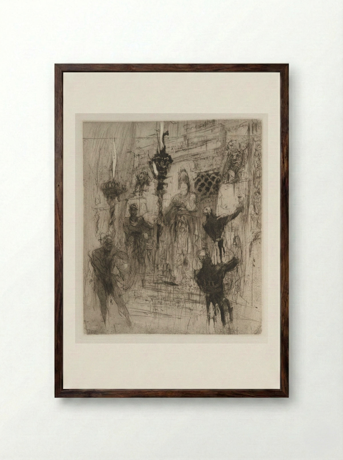 Herodias - William Walcot - Framed Print Dark Wood