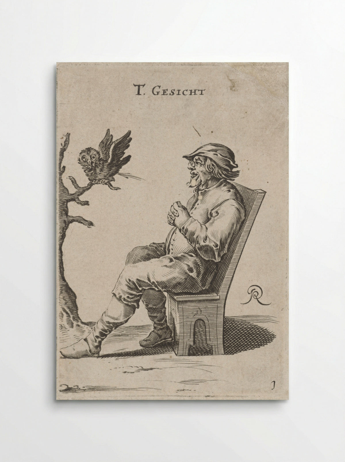 Het Gezicht (The Sense of Sight) - Salomon Savery - Poster