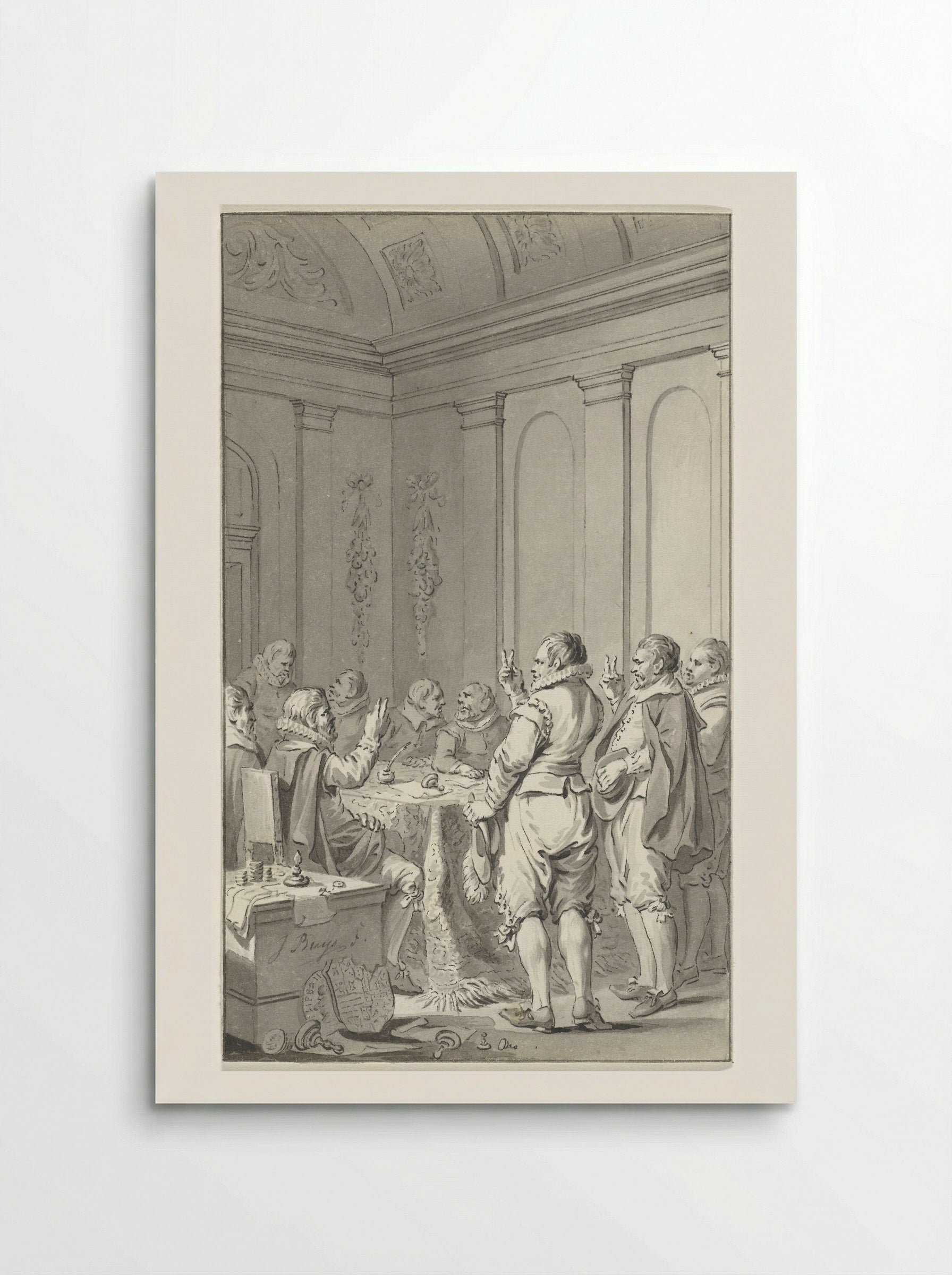 Het afzweren van Filips II door de Staten - Jacobus Buys - Poster