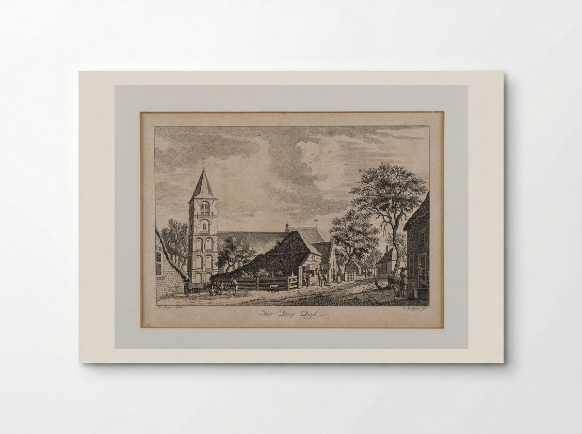 Het dorp Deil - Jan de Beijer - Poster