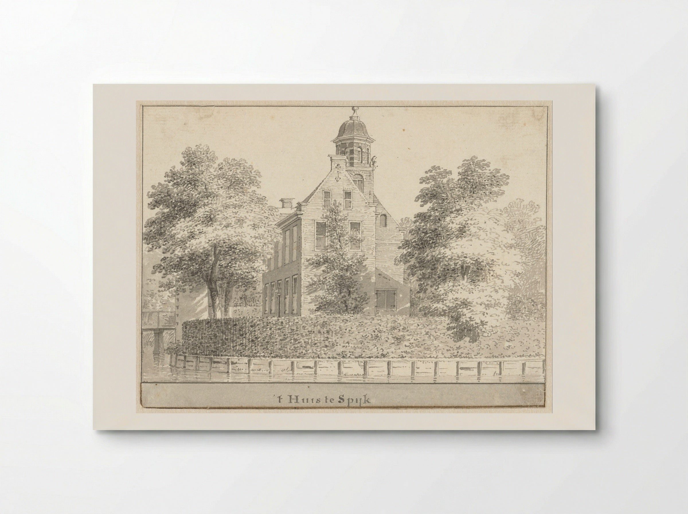 Het huis te Spijk - Cornelis Pronk - Poster