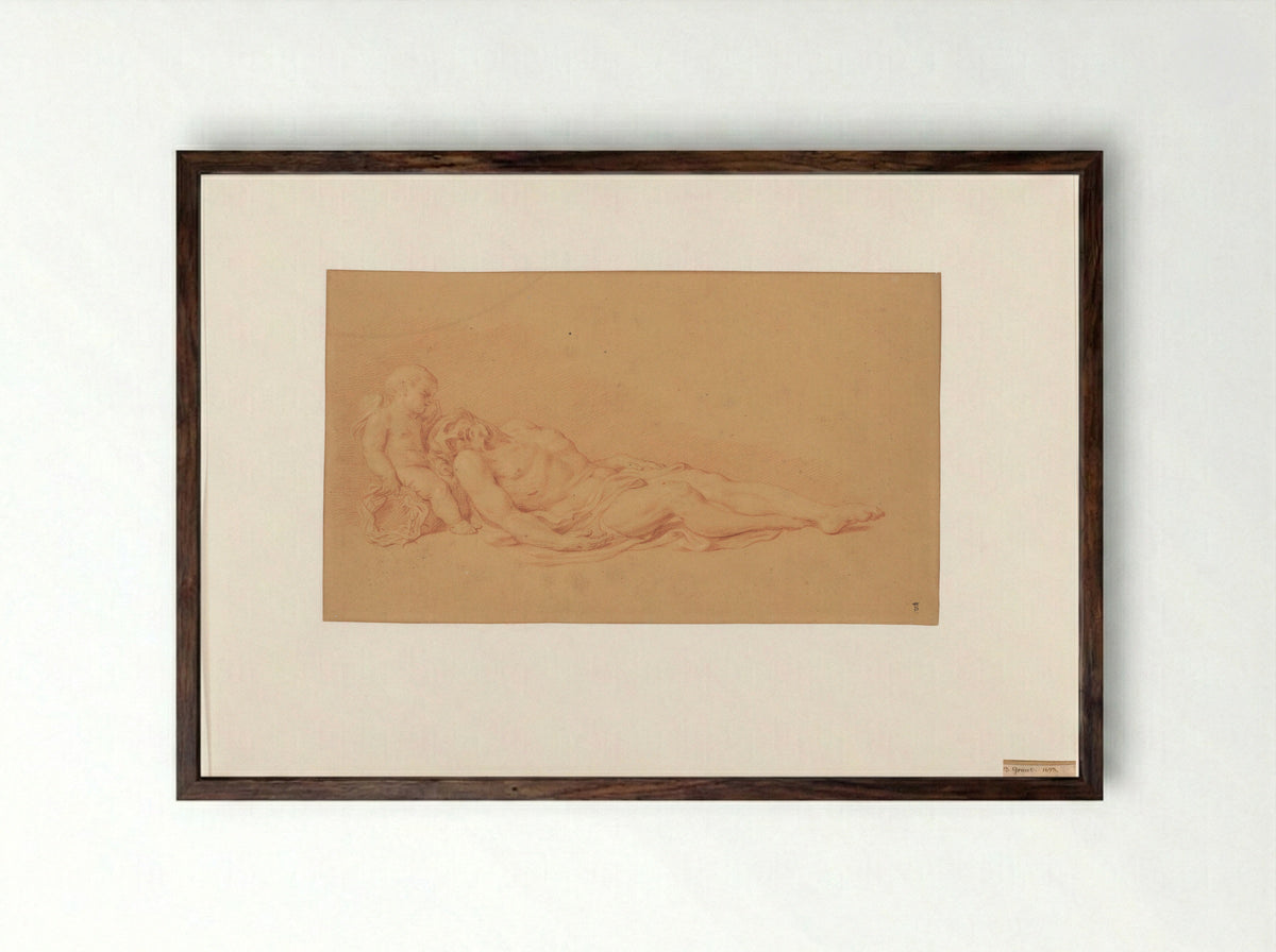 Het lichaam van Christus - Barend Graat - Framed Print Dark Wood