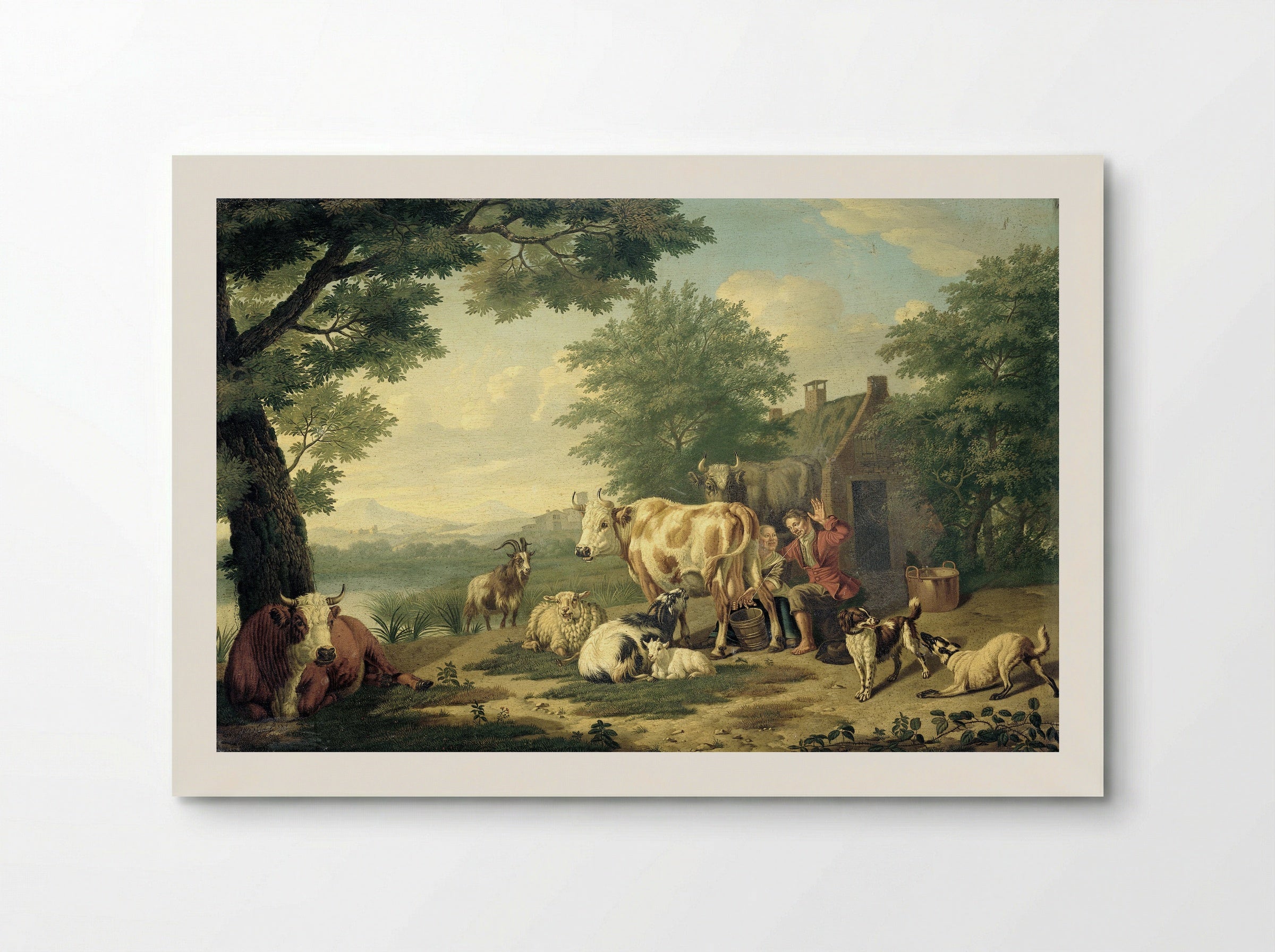Het melkuur - Jan van Gool - Poster
