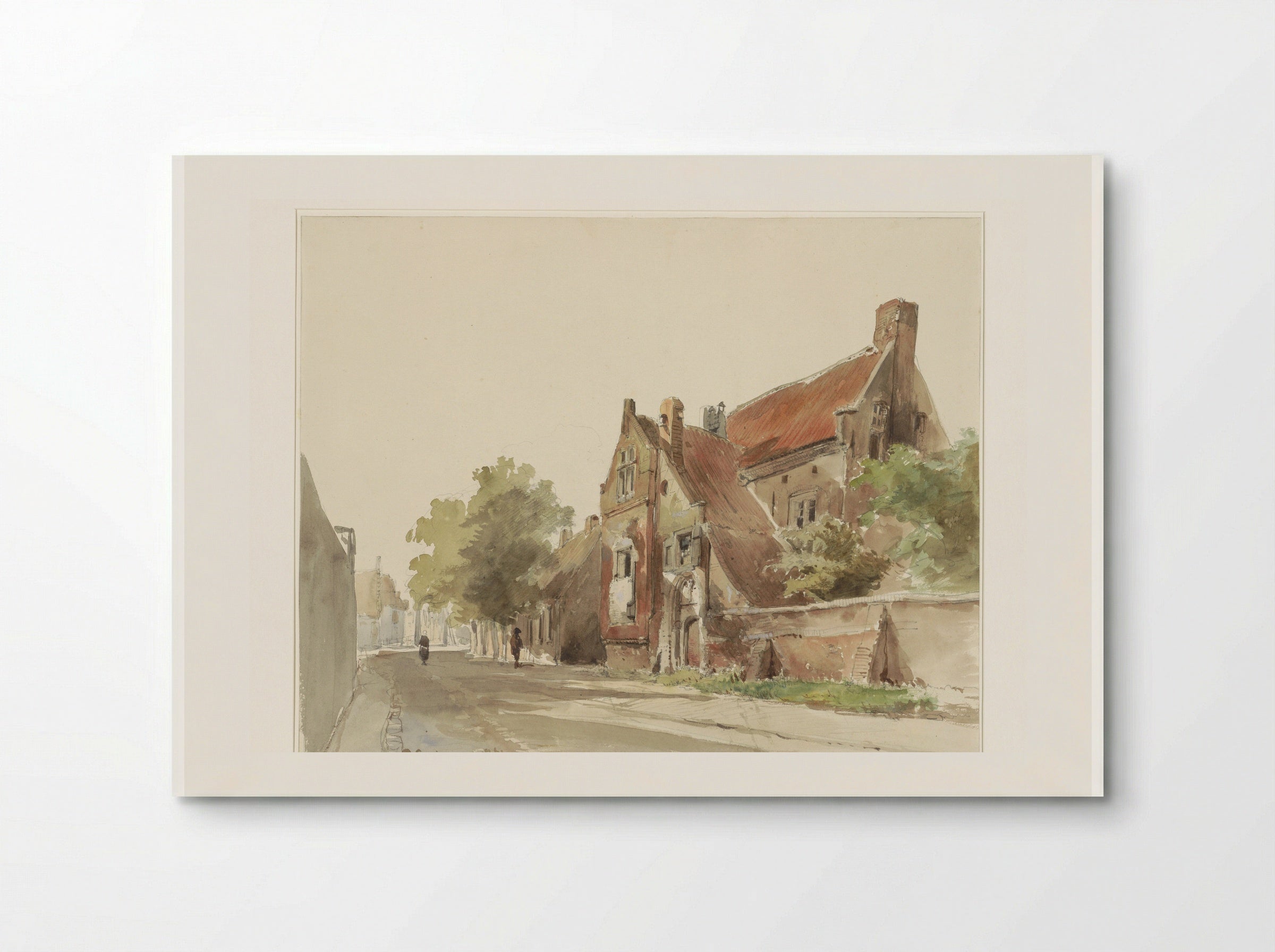 Het oude gasthuis te Hasselt - Cornelis Springer - Poster