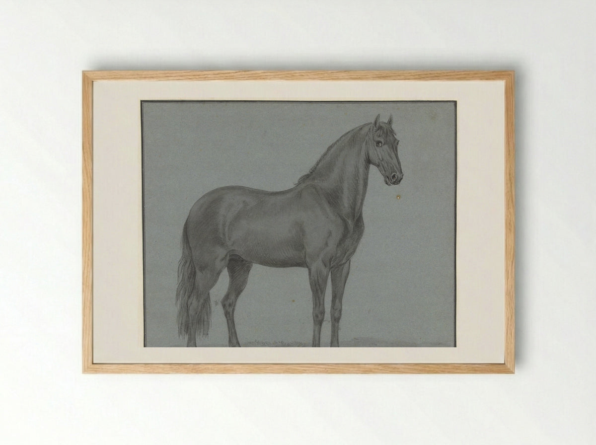 Het paard van Monsieur de Guille - Tethart Philip Christian Haag - Framed Print Wood