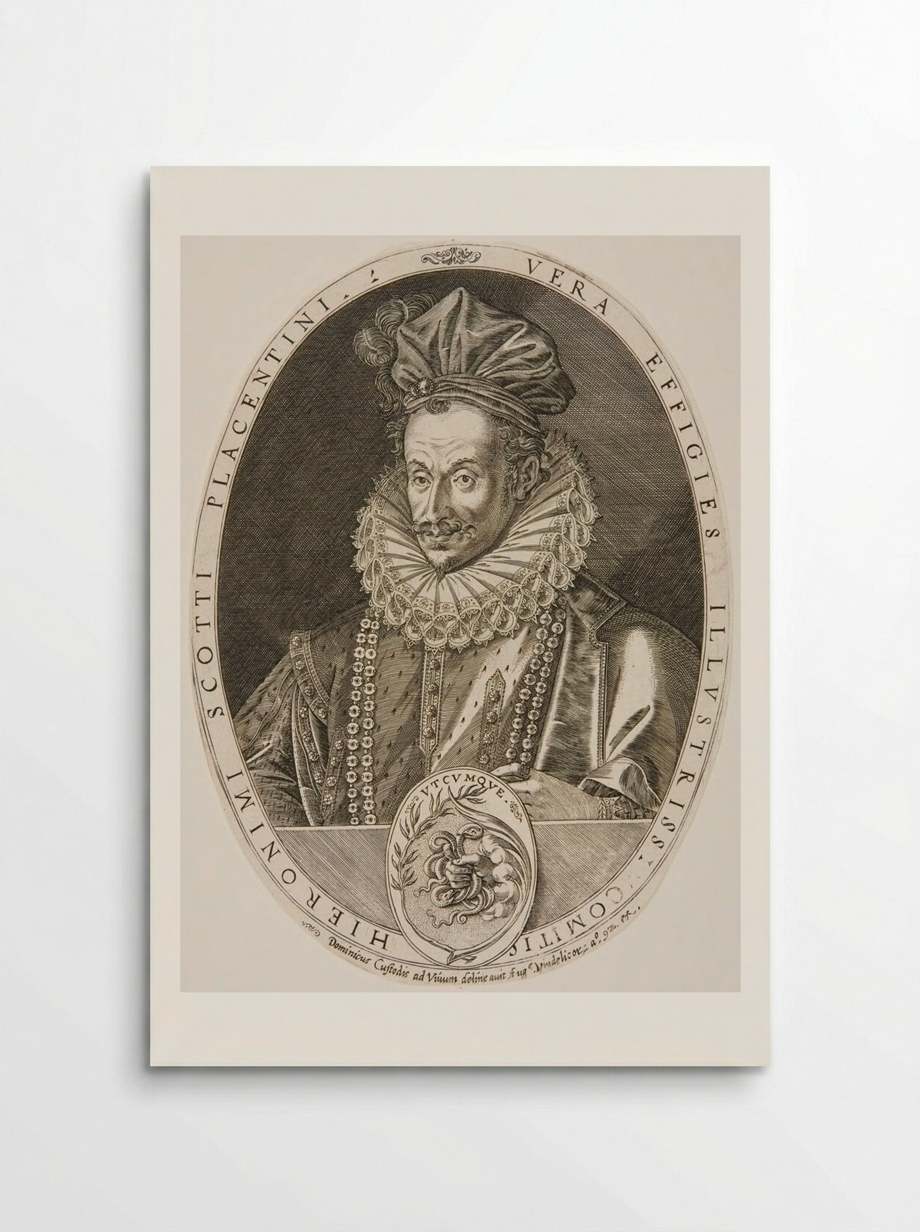 Hieronymus Scottus Placentinus - Dominicus Custos - Poster