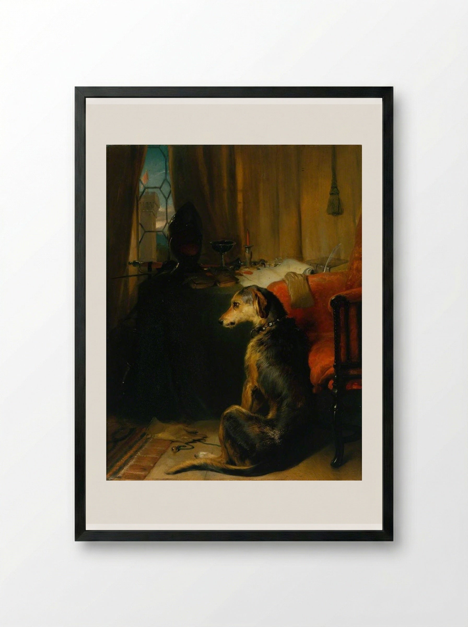 High Life - Sir Edwin Henry Landseer - Framed Print Black