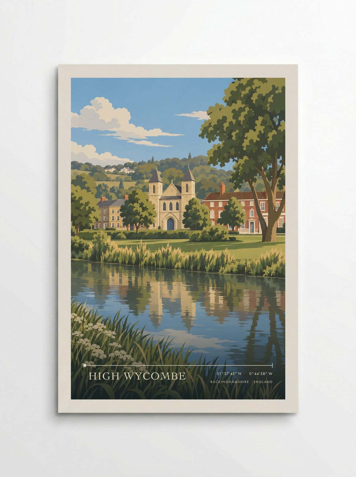 High Wycombe, Buckinghamshire | Travel Poster - Poster