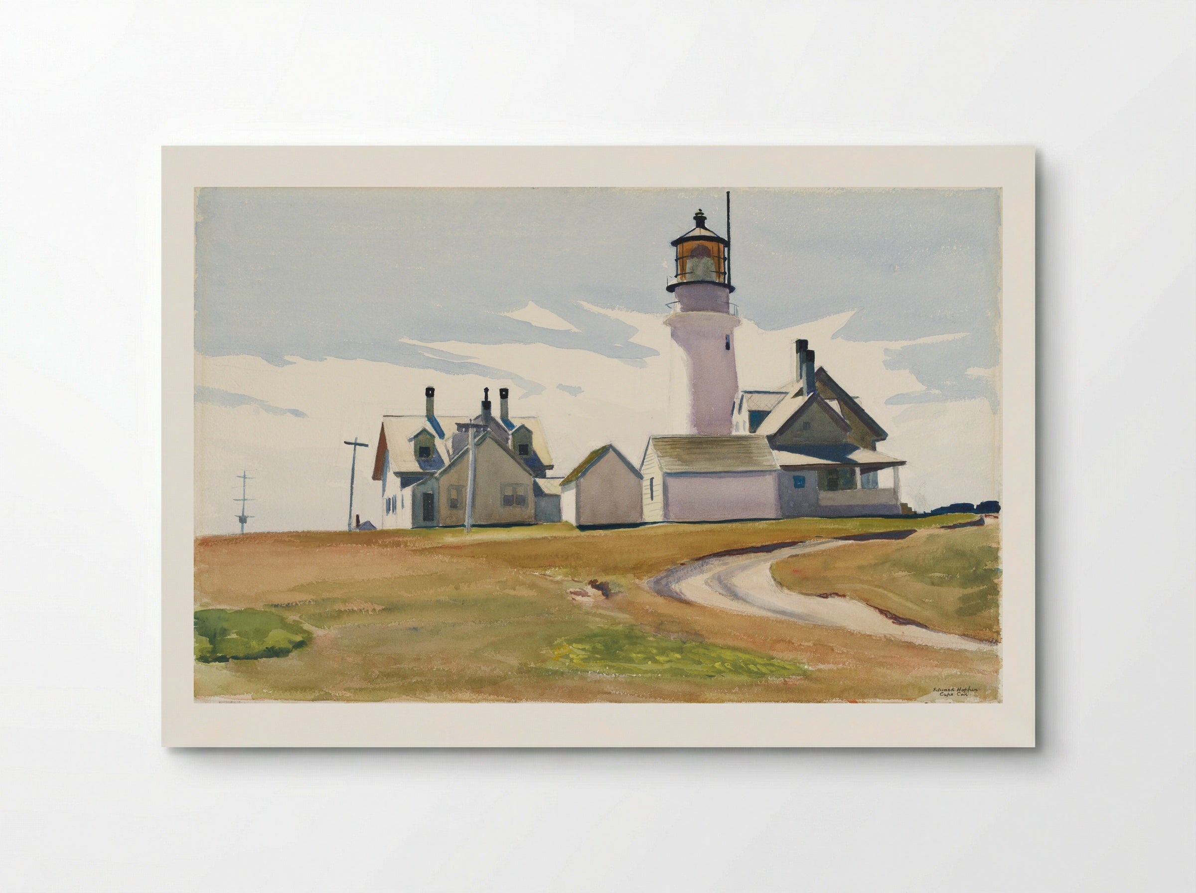 Highland Light - Edward Hopper - Poster