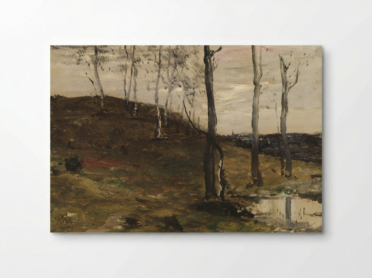 Hillside with Trees - William Morris Hunt - Poster