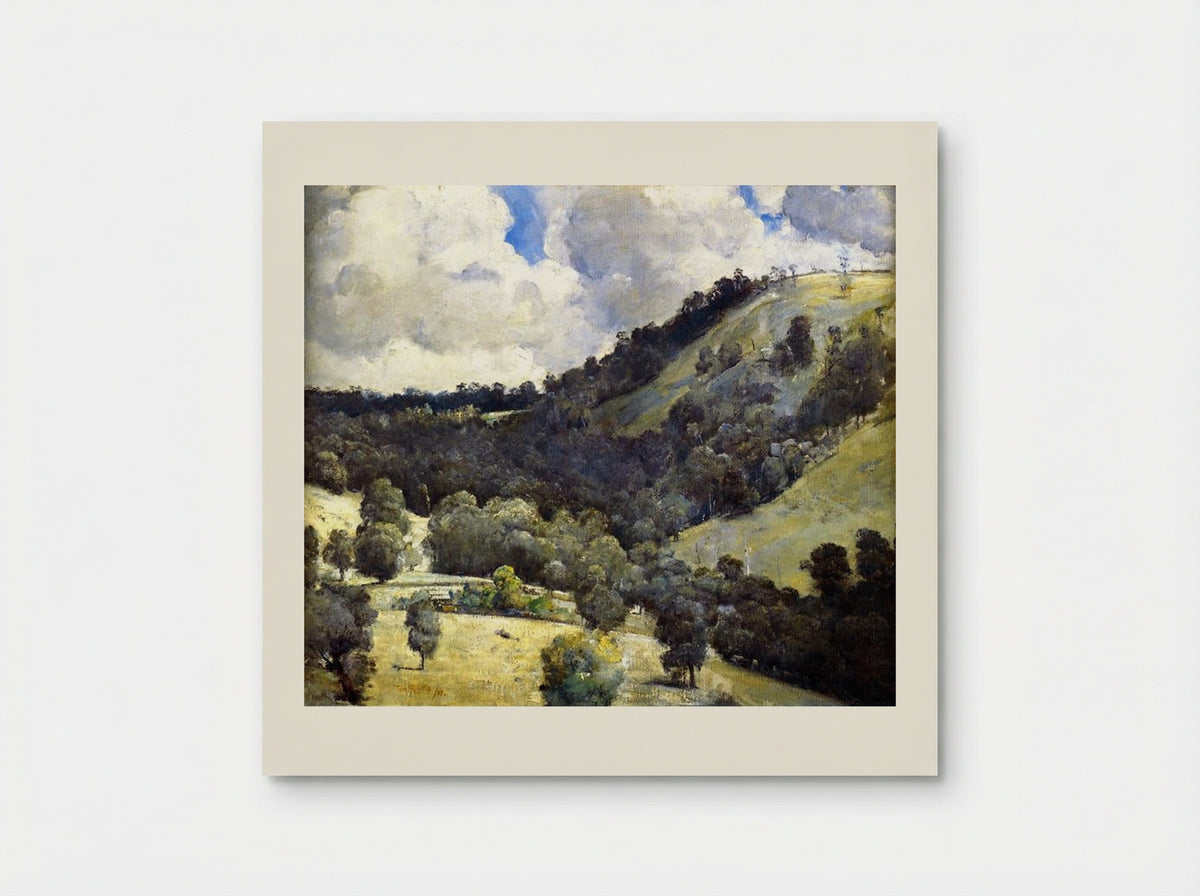 Hillside - Tom Roberts - Poster