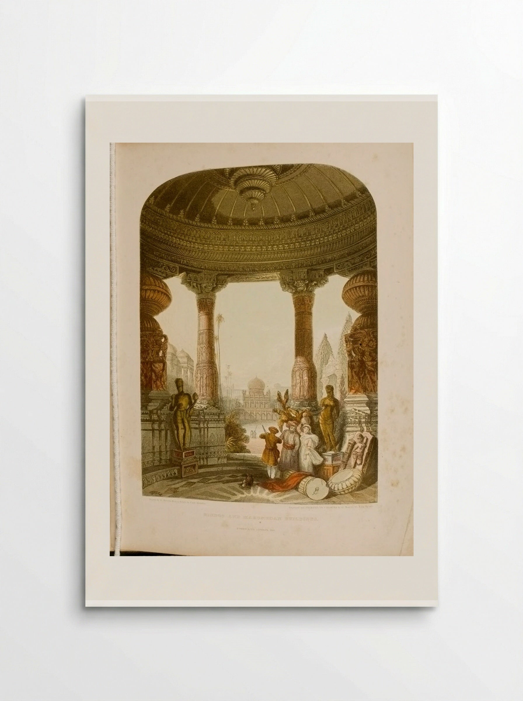 Hindoo and Mohamedan Buildings - George Baxter - Poster