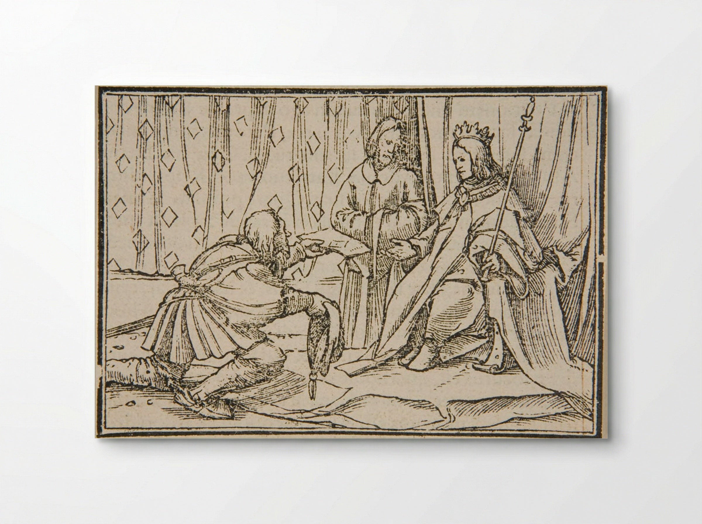 Hiram and Solomon - Hans Holbein the Younger - Poster